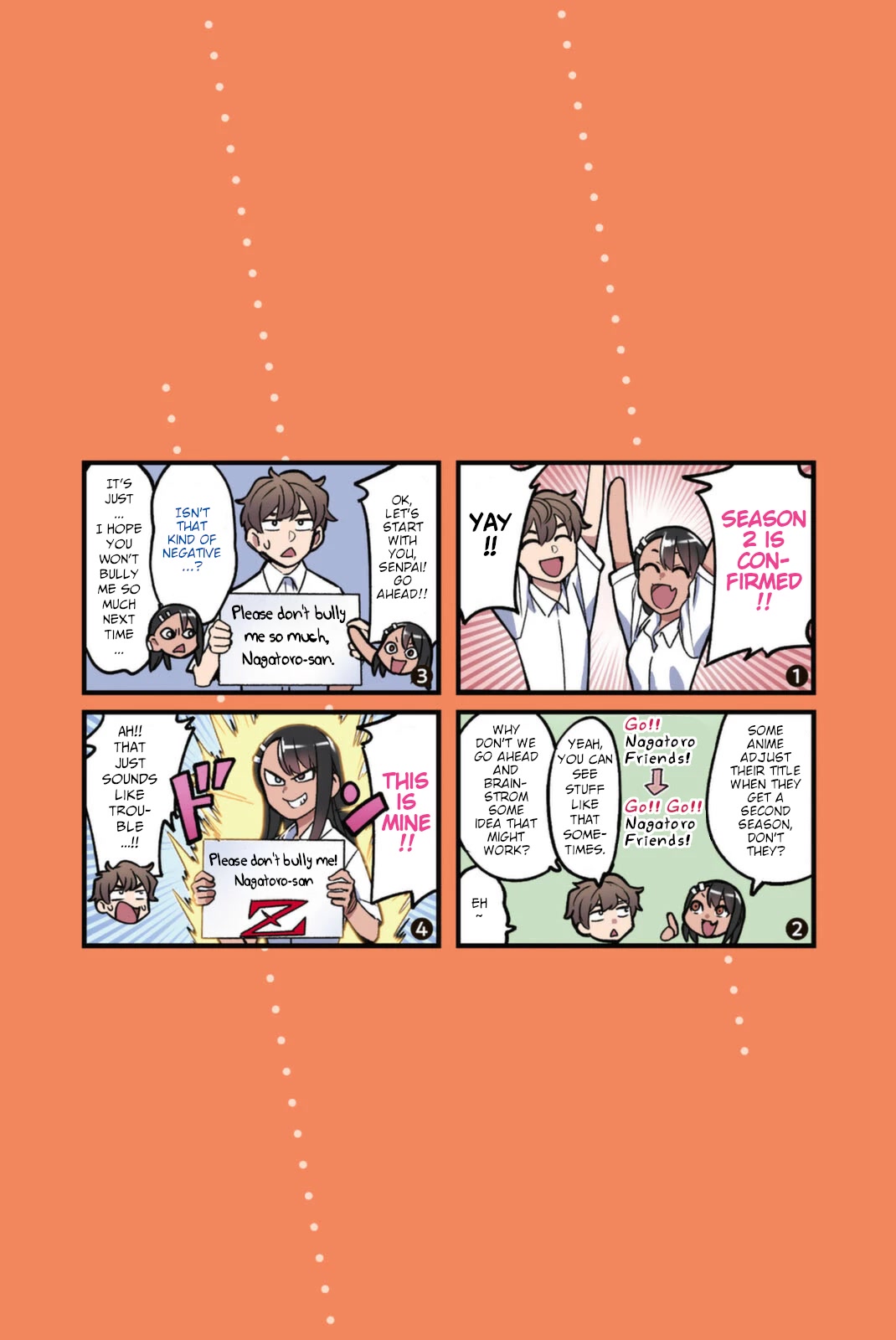 Please don't bully me, Nagatoro Chapter 94.5 page 14 - Chapter 94.5: Volume 12 Extras