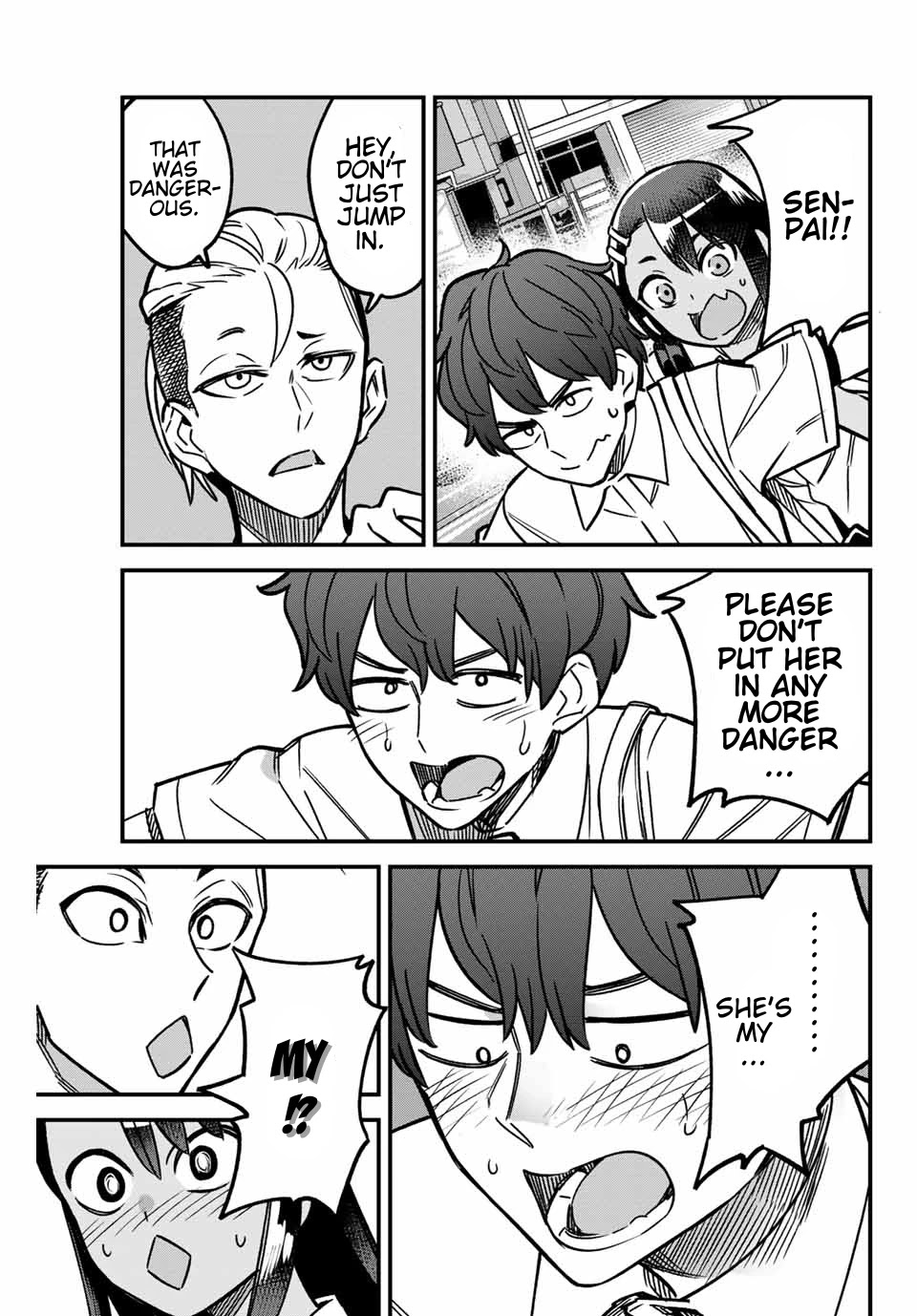 Please don't bully me, Nagatoro Chapter 94 page 17 - Chapter 94: Ah, Senpai... This Guy Is...