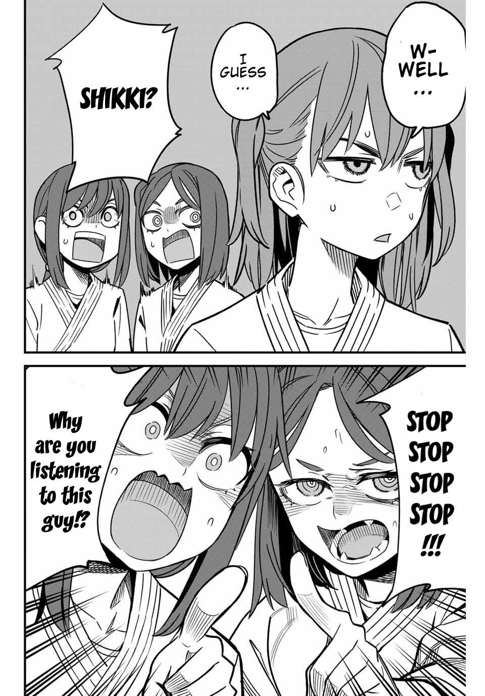 Please don't bully me, Nagatoro Chapter 96 page 14 - Chapter 96: Do You Have A Problem With My Senpai...?
