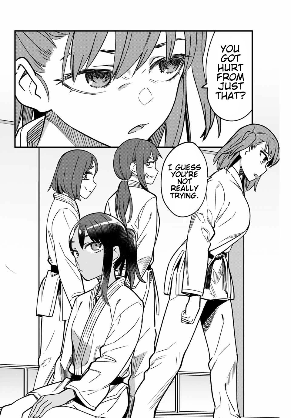 Please don't bully me, Nagatoro Chapter 96 page 4 - Chapter 96: Do You Have A Problem With My Senpai...?