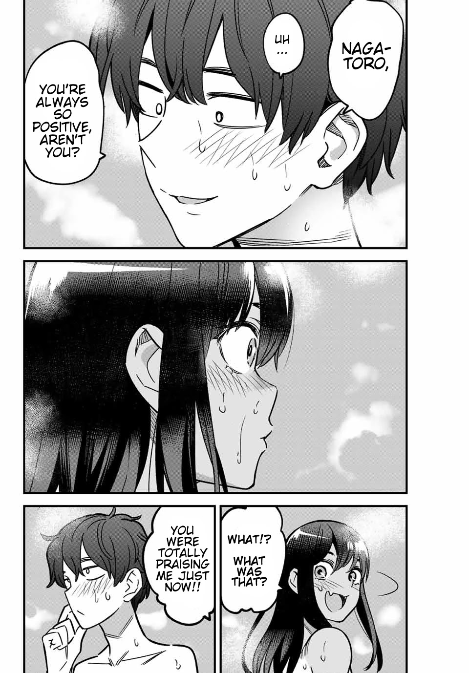 Please don't bully me, Nagatoro Chapter 97 page 14 - Chapter 97: I Can Totally Tell That You're Nervous