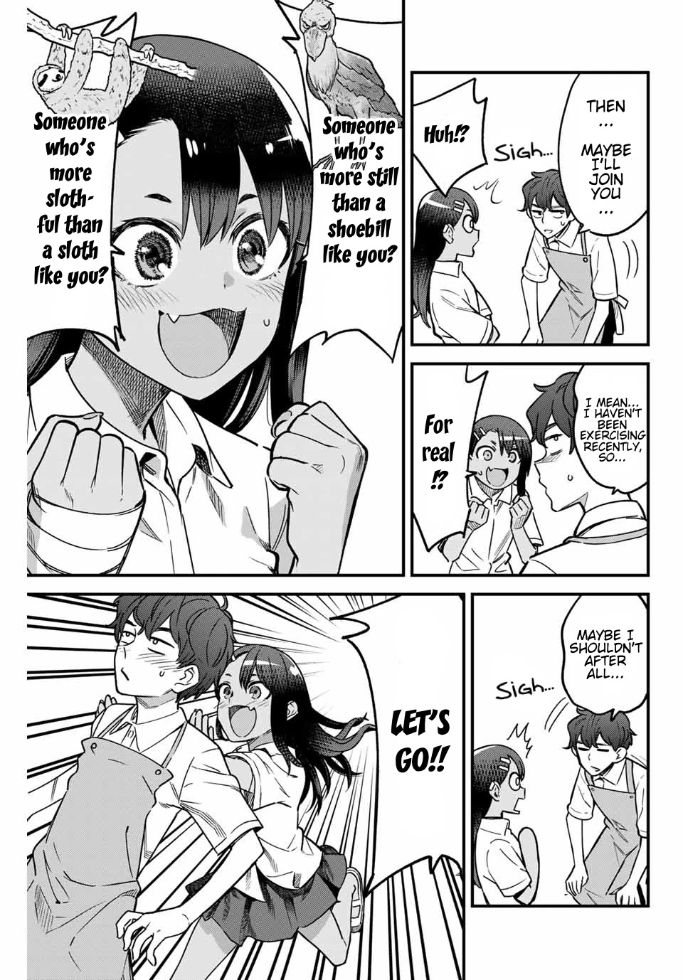 Please don't bully me, Nagatoro Chapter 97 page 3 - Chapter 97: I Can Totally Tell That You're Nervous