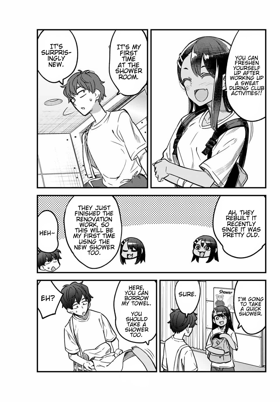 Please don't bully me, Nagatoro Chapter 97 page 9 - Chapter 97: I Can Totally Tell That You're Nervous