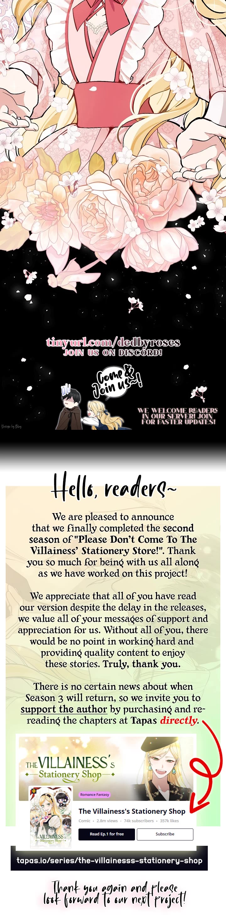 Please Don't Come to the Villainess' Stationery Store! Chapter 80 page 47 - Chapter 80: End of Season 2