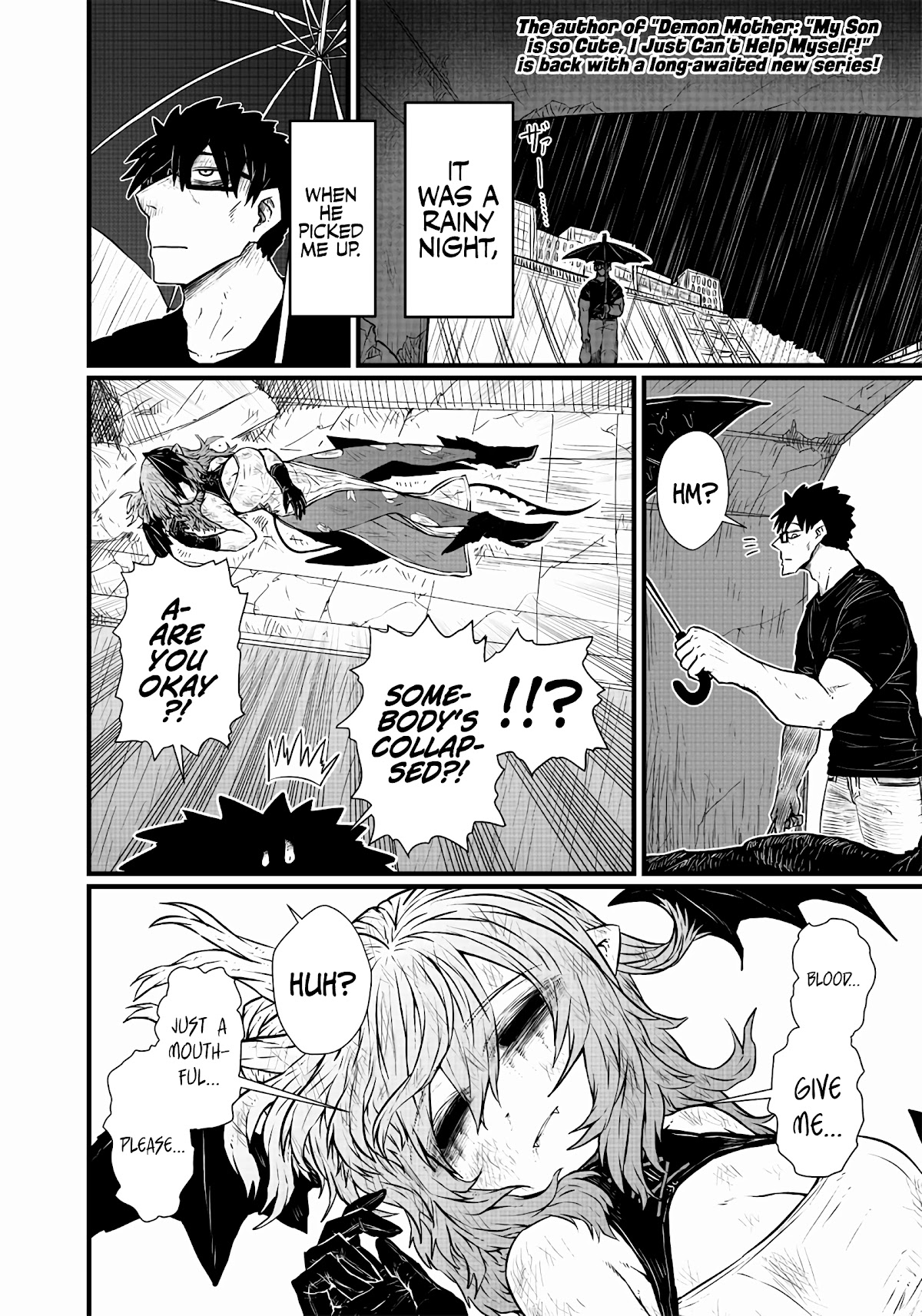 Please Give Me Your Blood, I Will Serve You in Gratitude Chapter 1 page 1 - Chapter 1: I Owe Him My Life!
