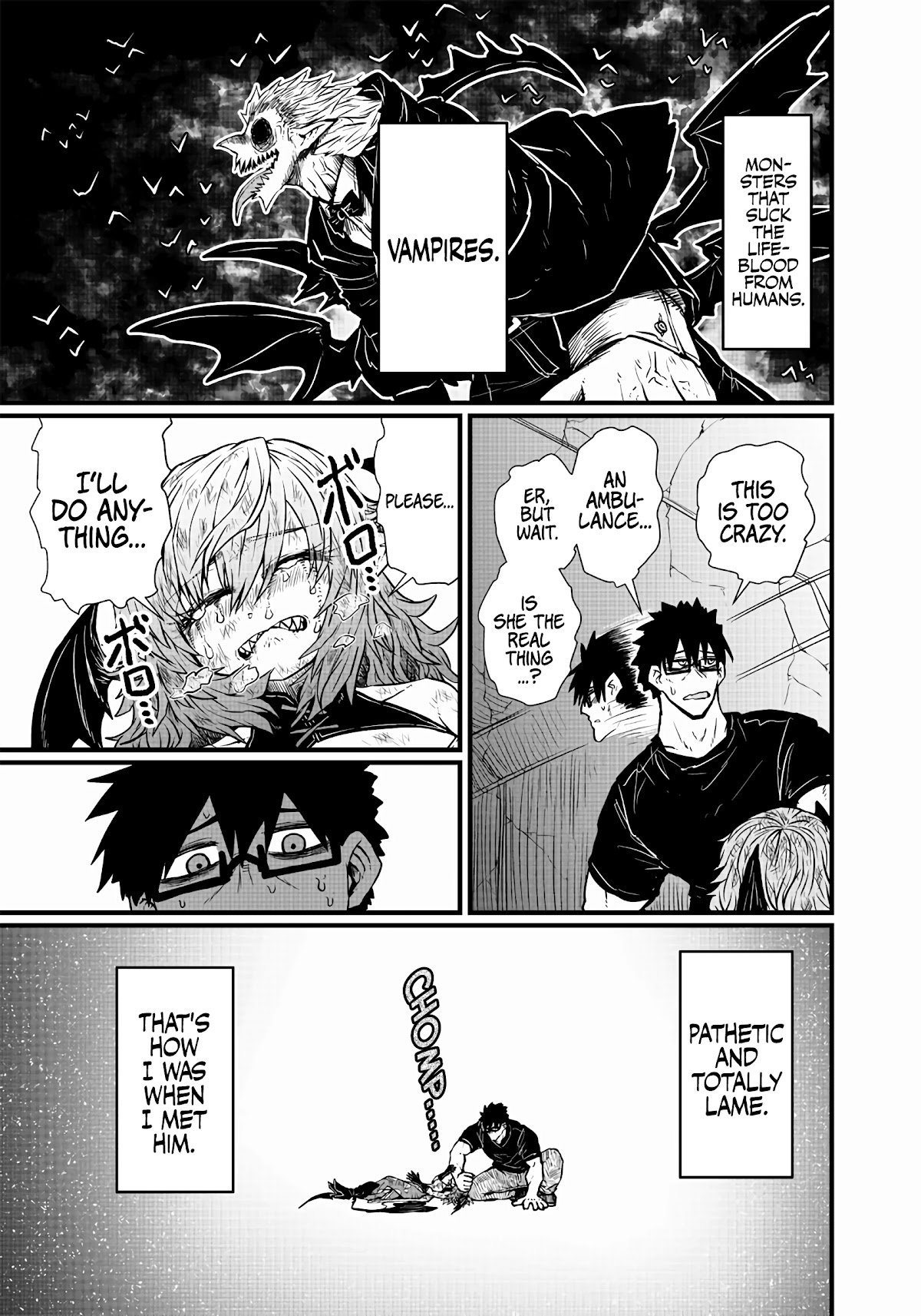 Please Give Me Your Blood, I Will Serve You in Gratitude Chapter 1 page 2 - Chapter 1: I Owe Him My Life!