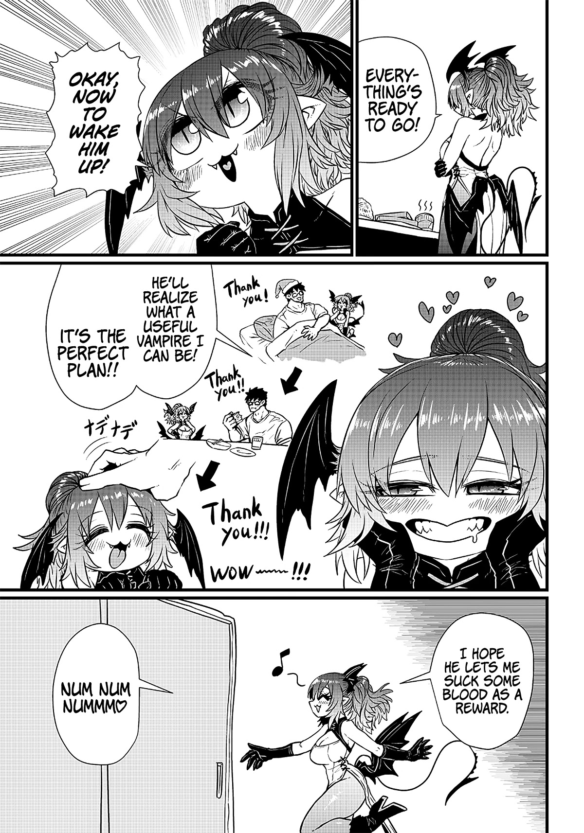 Please Give Me Your Blood, I Will Serve You in Gratitude Chapter 2 page 4 - Chapter 2: It's a Perfect Plan!