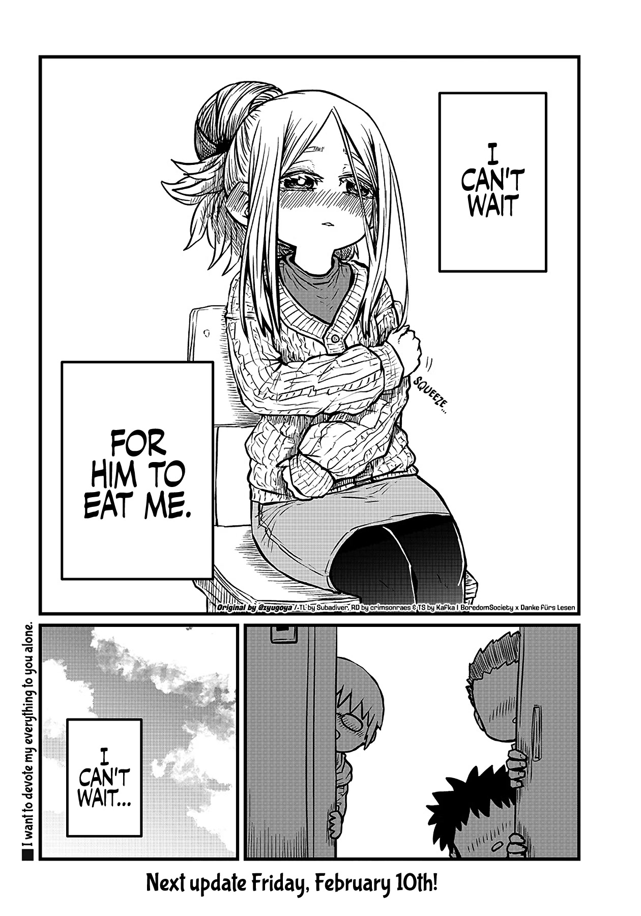 Please Give Me Your Blood, I Will Serve You in Gratitude Chapter 22 page 13 - Chapter 22: I Can't Wait for Him to Eat Me!