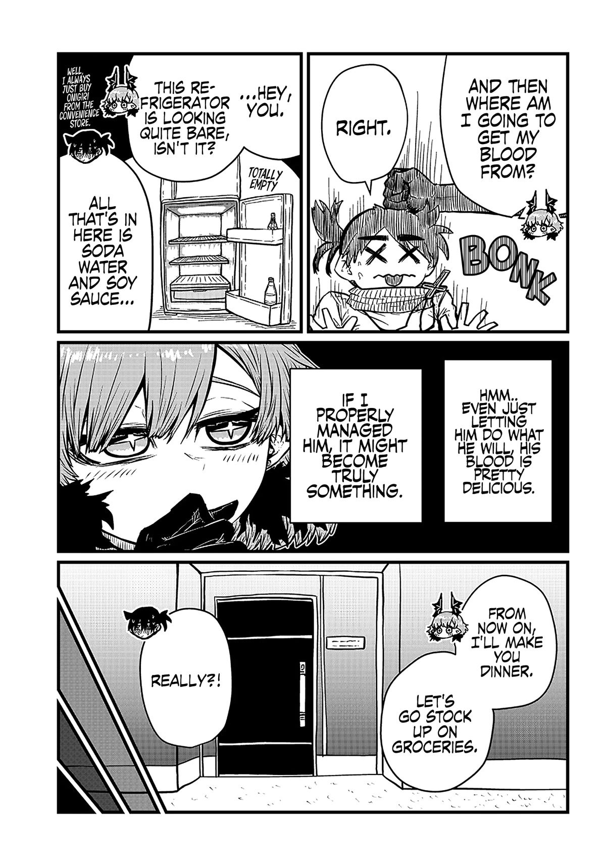 Please Give Me Your Blood, I Will Serve You in Gratitude Chapter 23 page 8 - Chapter 23: I Have No Use for Losers!