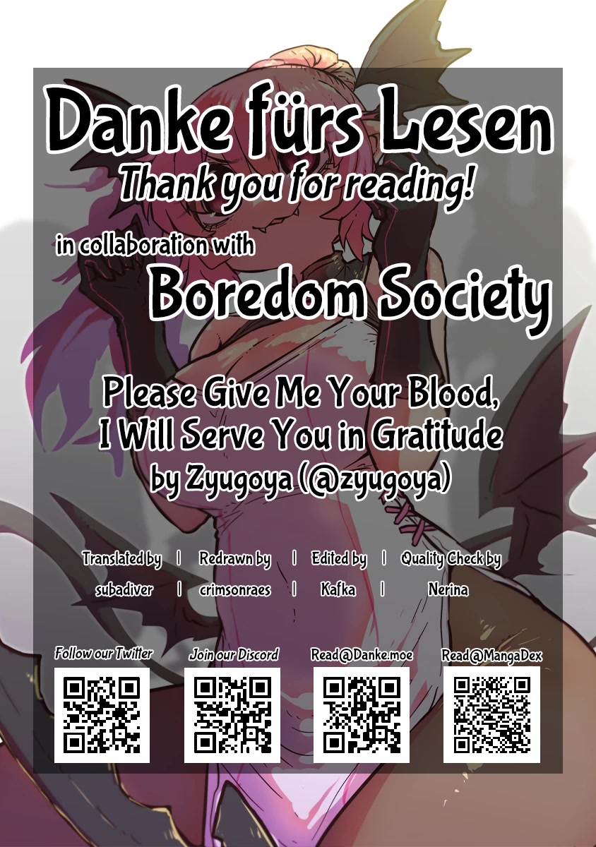 Please Give Me Your Blood, I Will Serve You in Gratitude Chapter 25 page 14 - Chapter 25: Better Than Ever!