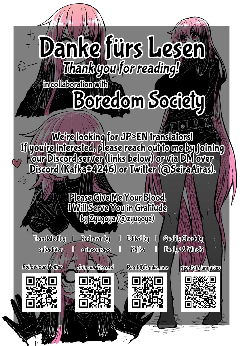 Please Give Me Your Blood, I Will Serve You in Gratitude Chapter 28 page 14 - Chapter 28: I Had a Great Idea!