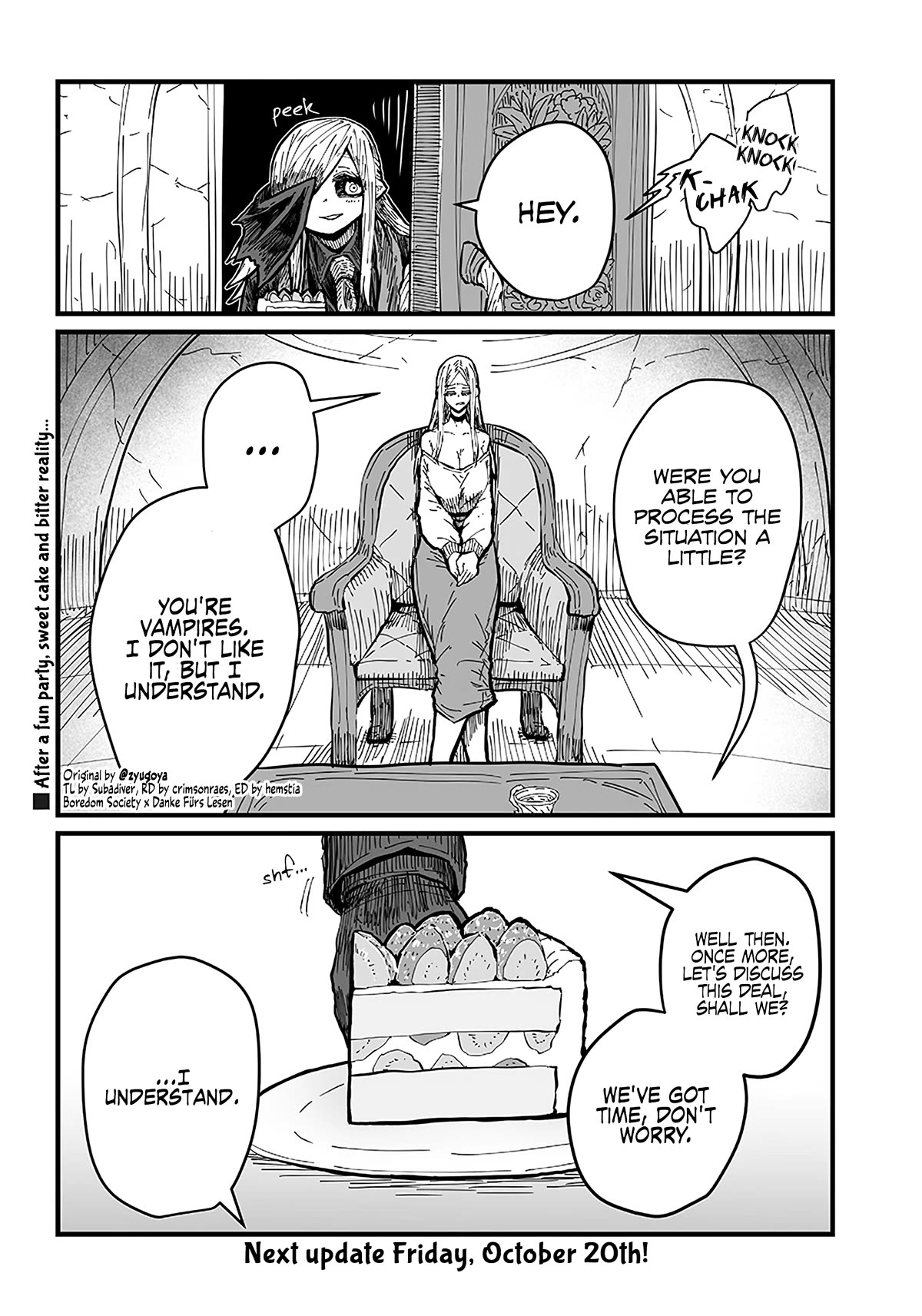 Please Give Me Your Blood, I Will Serve You in Gratitude Chapter 35 page 12 - Chapter 35: Let's Get This Party Started!