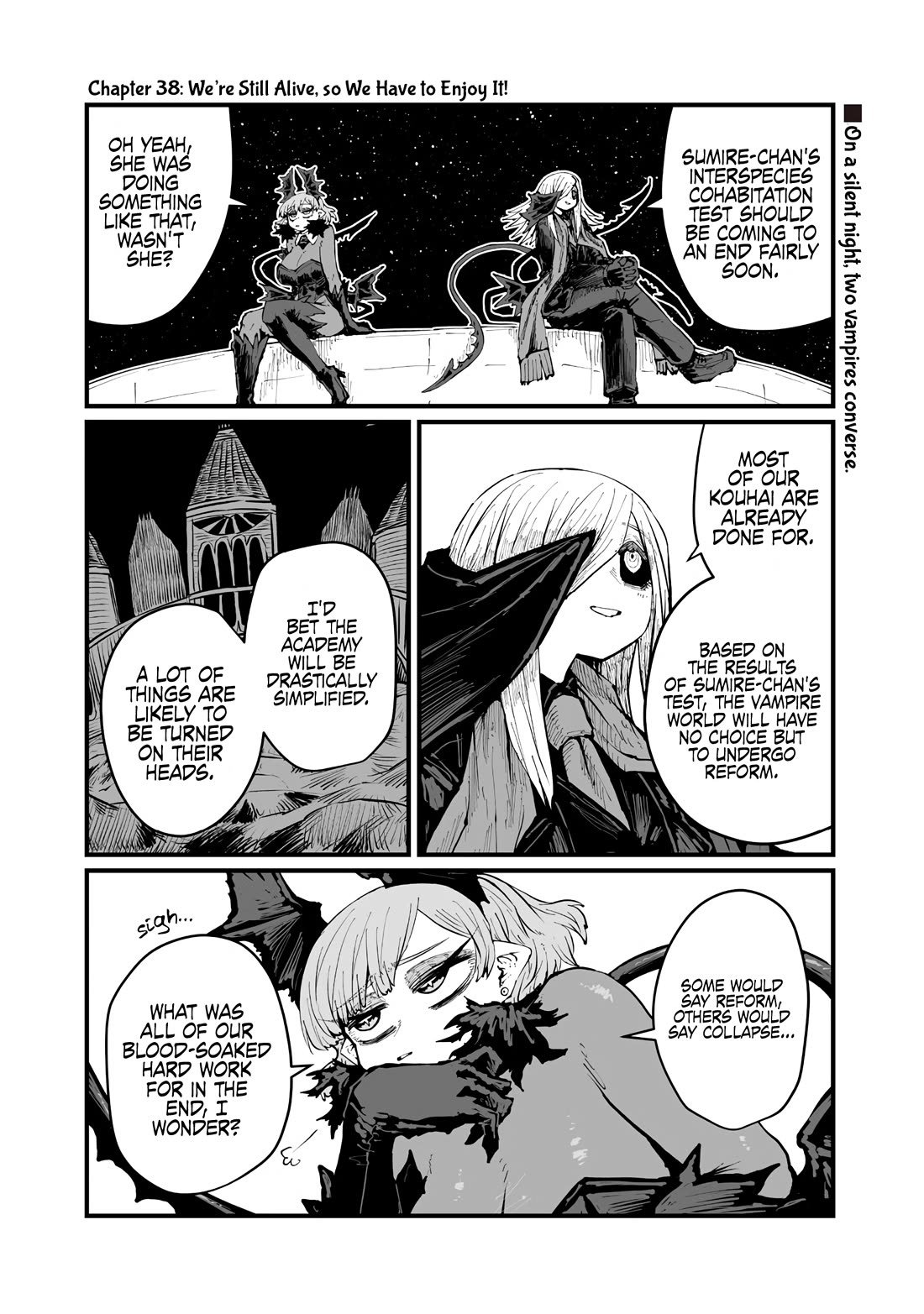 Please Give Me Your Blood, I Will Serve You in Gratitude Chapter 38 page 2 - Chapter 38: We’re Still Alive, so We Have to Enjoy It!