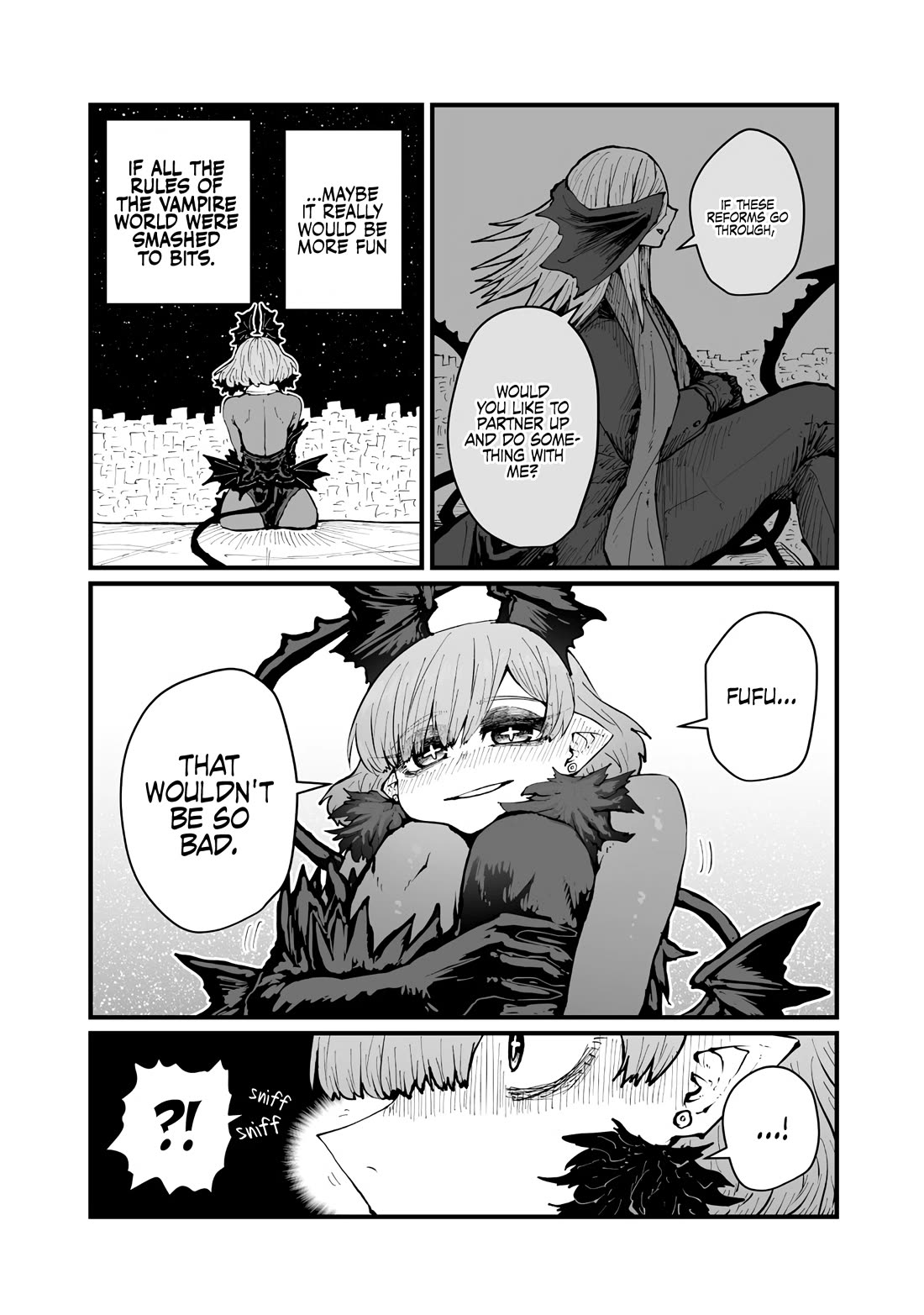 Please Give Me Your Blood, I Will Serve You in Gratitude Chapter 38 page 7 - Chapter 38: We’re Still Alive, so We Have to Enjoy It!