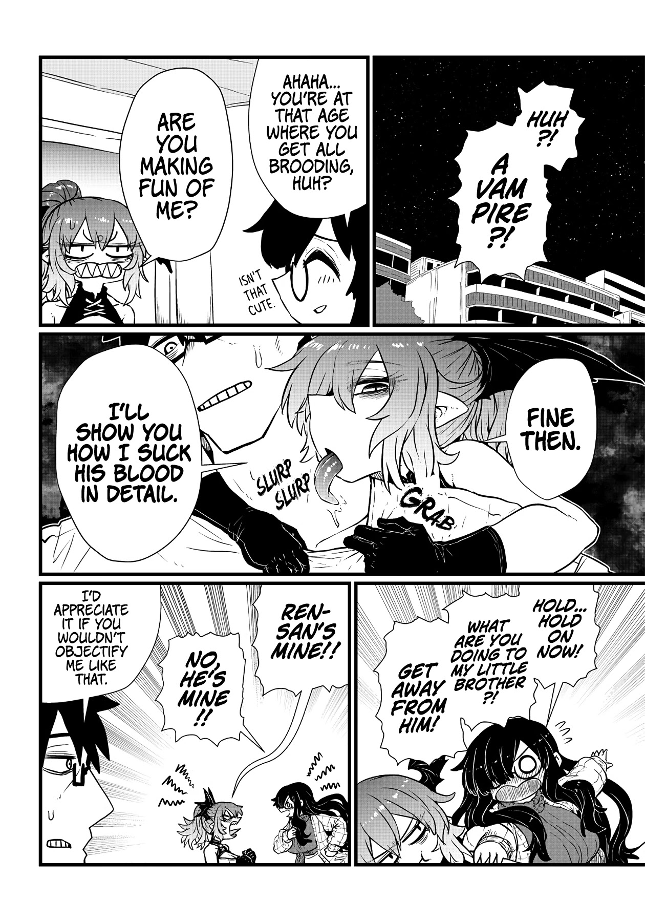 Please Give Me Your Blood, I Will Serve You in Gratitude Chapter 4 page 7 - Chapter 4: Homewrecker!!
