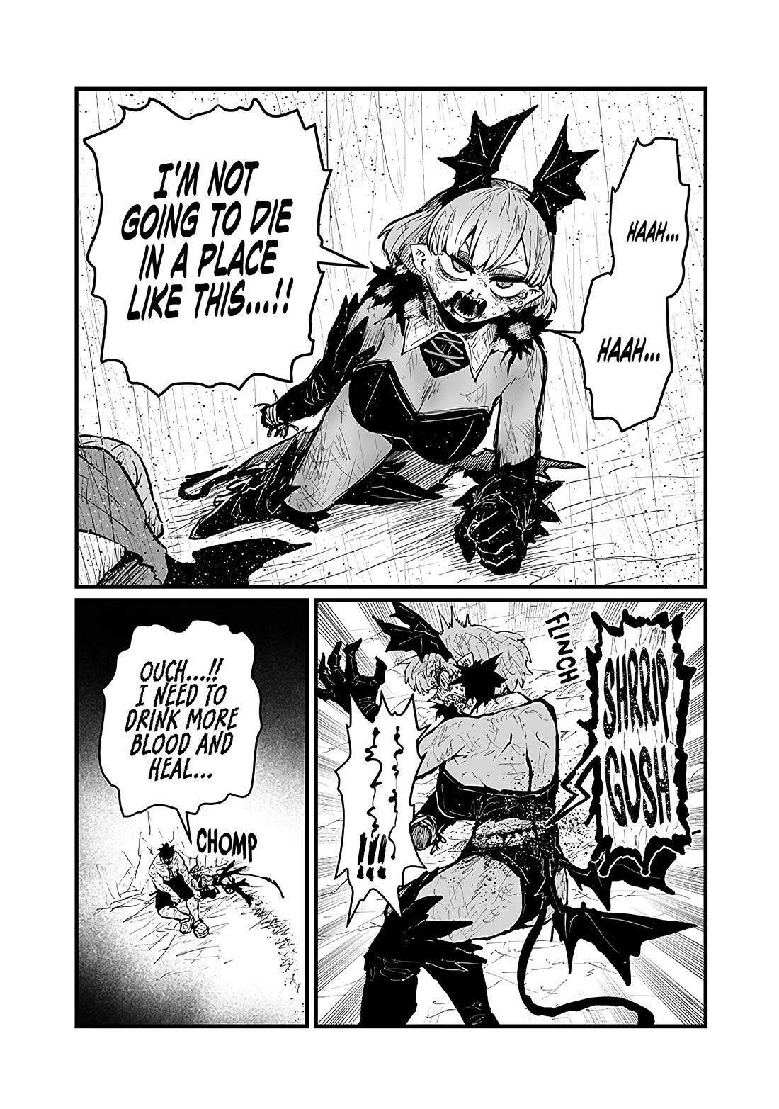 Please Give Me Your Blood, I Will Serve You in Gratitude Chapter 43 page 4 - Chapter 43: I’m Not Going to Die in a Place Like This!