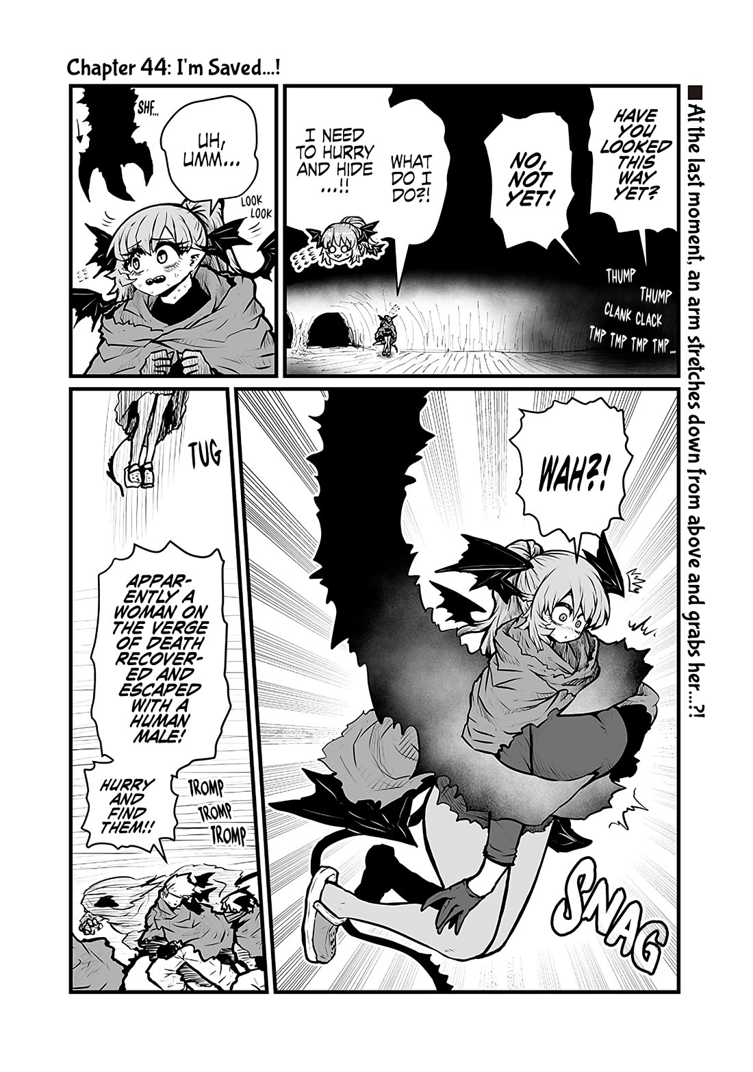 Please Give Me Your Blood, I Will Serve You in Gratitude Chapter 44 page 1 - Chapter 44: I'm Saved...!
