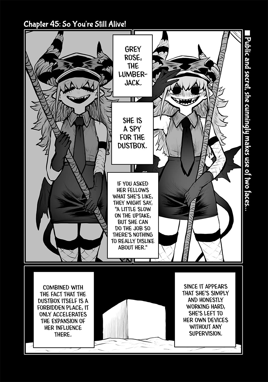Please Give Me Your Blood, I Will Serve You in Gratitude Chapter 45 page 1 - Chapter 45: So You're Still Alive!