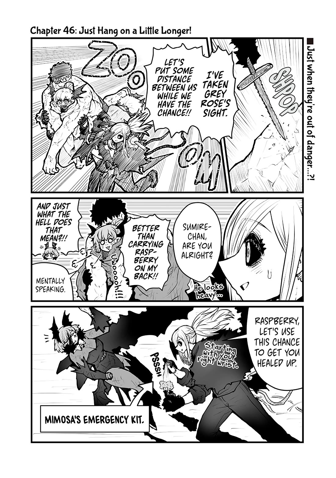 Please Give Me Your Blood, I Will Serve You in Gratitude Chapter 46 page 1 - Chapter 46: Just Hang on a Little Longer!