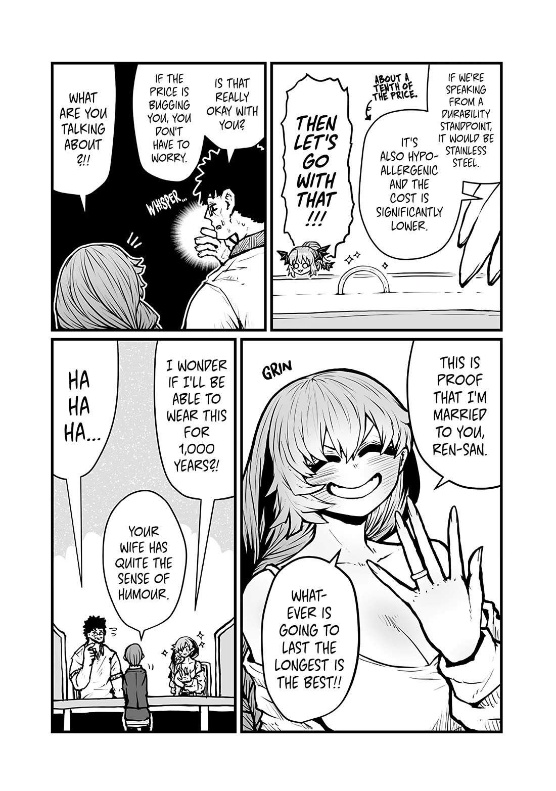Please Give Me Your Blood, I Will Serve You in Gratitude Chapter 49 page 5 - Chapter 49: That's All I Need to Be Happy!