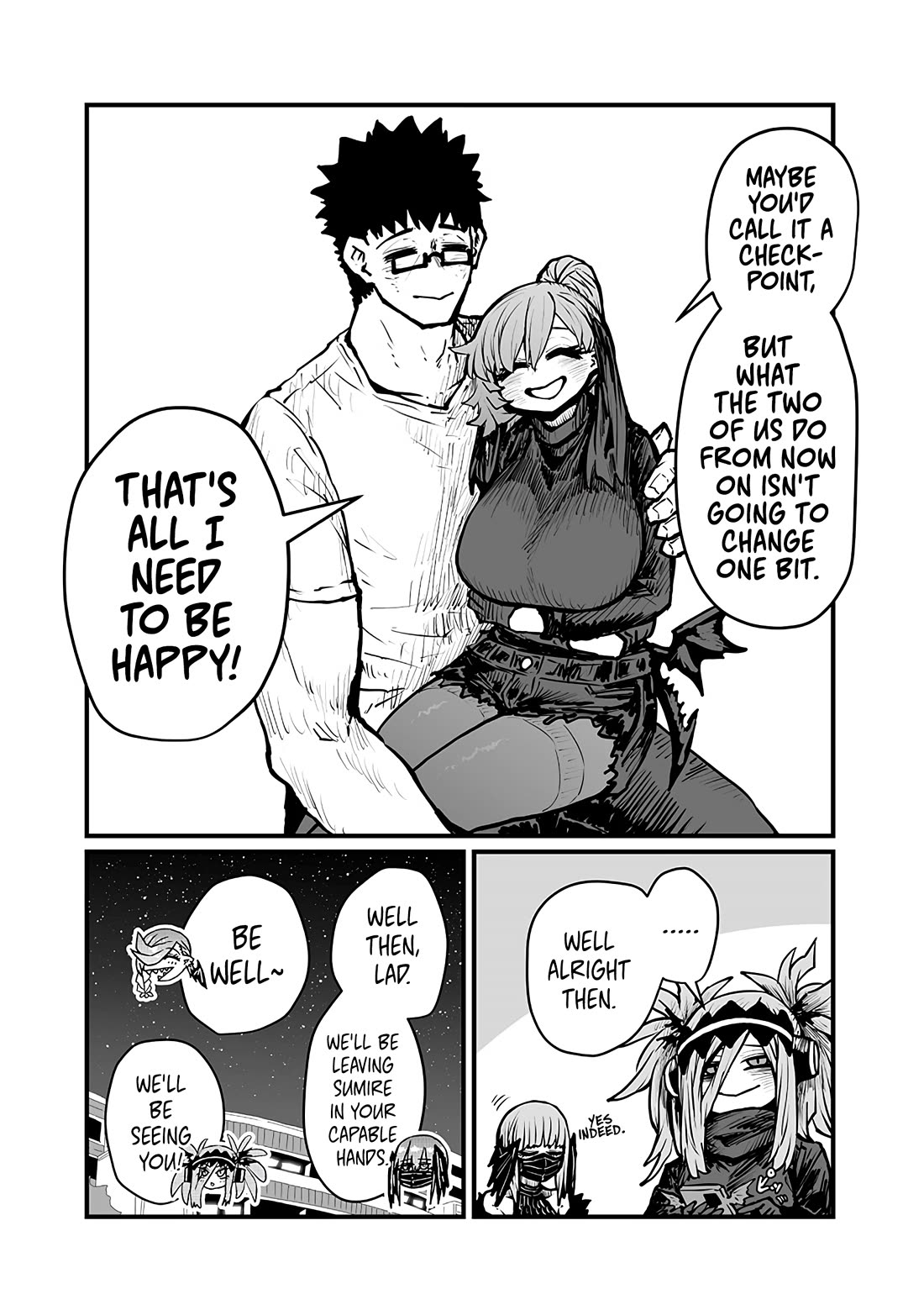 Please Give Me Your Blood, I Will Serve You in Gratitude Chapter 49 page 9 - Chapter 49: That's All I Need to Be Happy!