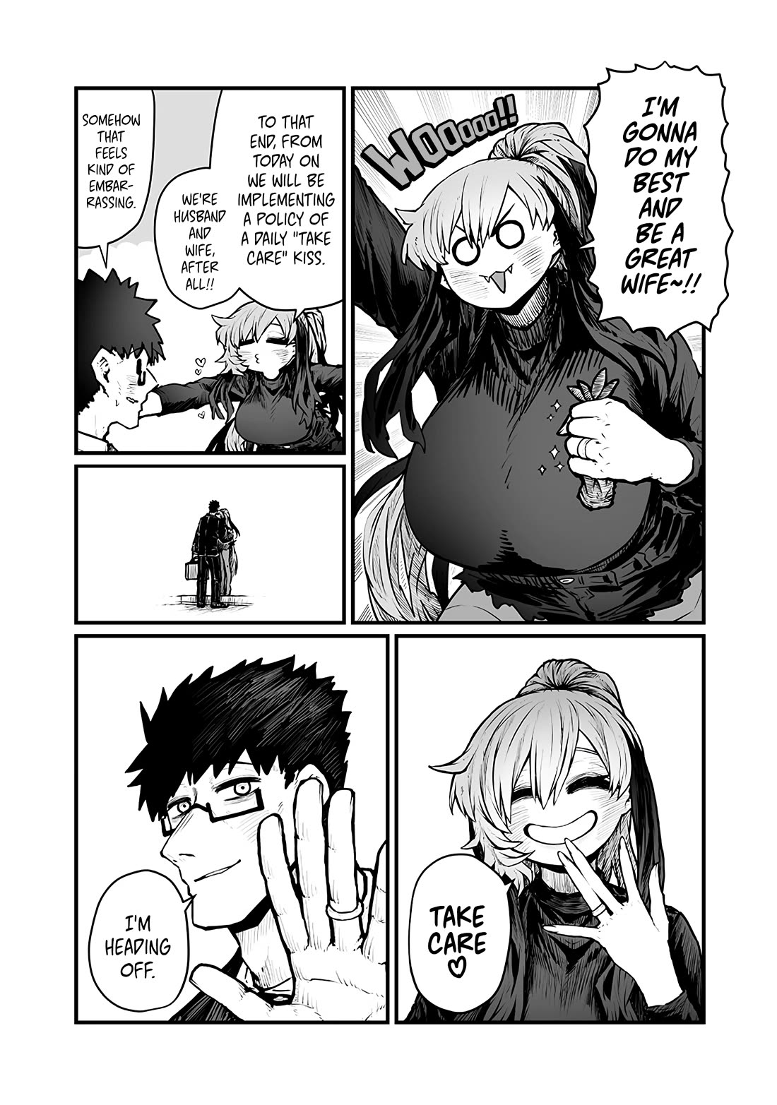 Please Give Me Your Blood, I Will Serve You in Gratitude Chapter 50 page 4 - Chapter 50: I'm Going to Do My Best Today, Too! [END]