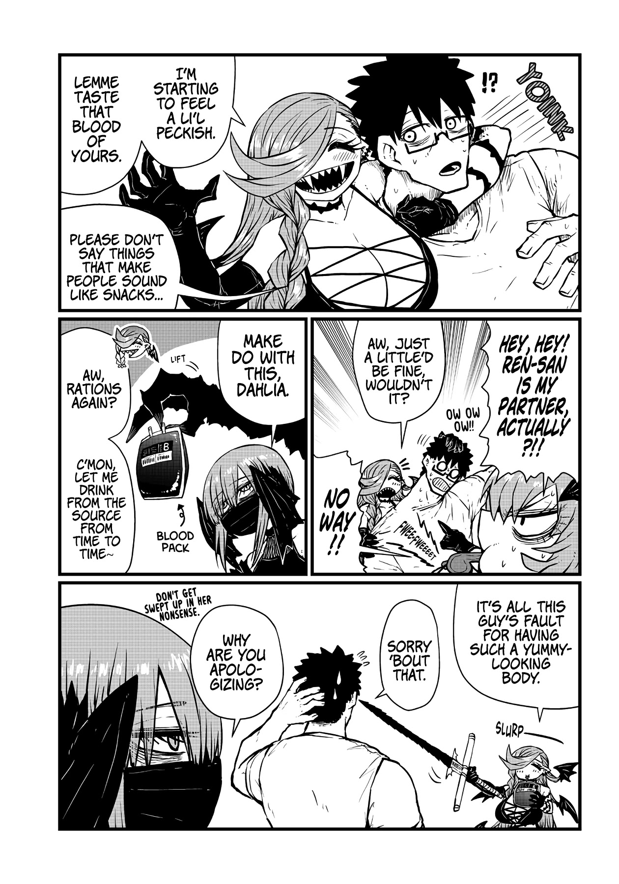 Please Give Me Your Blood, I Will Serve You in Gratitude Chapter 9 page 4 - Chapter 9: I Have a Question!