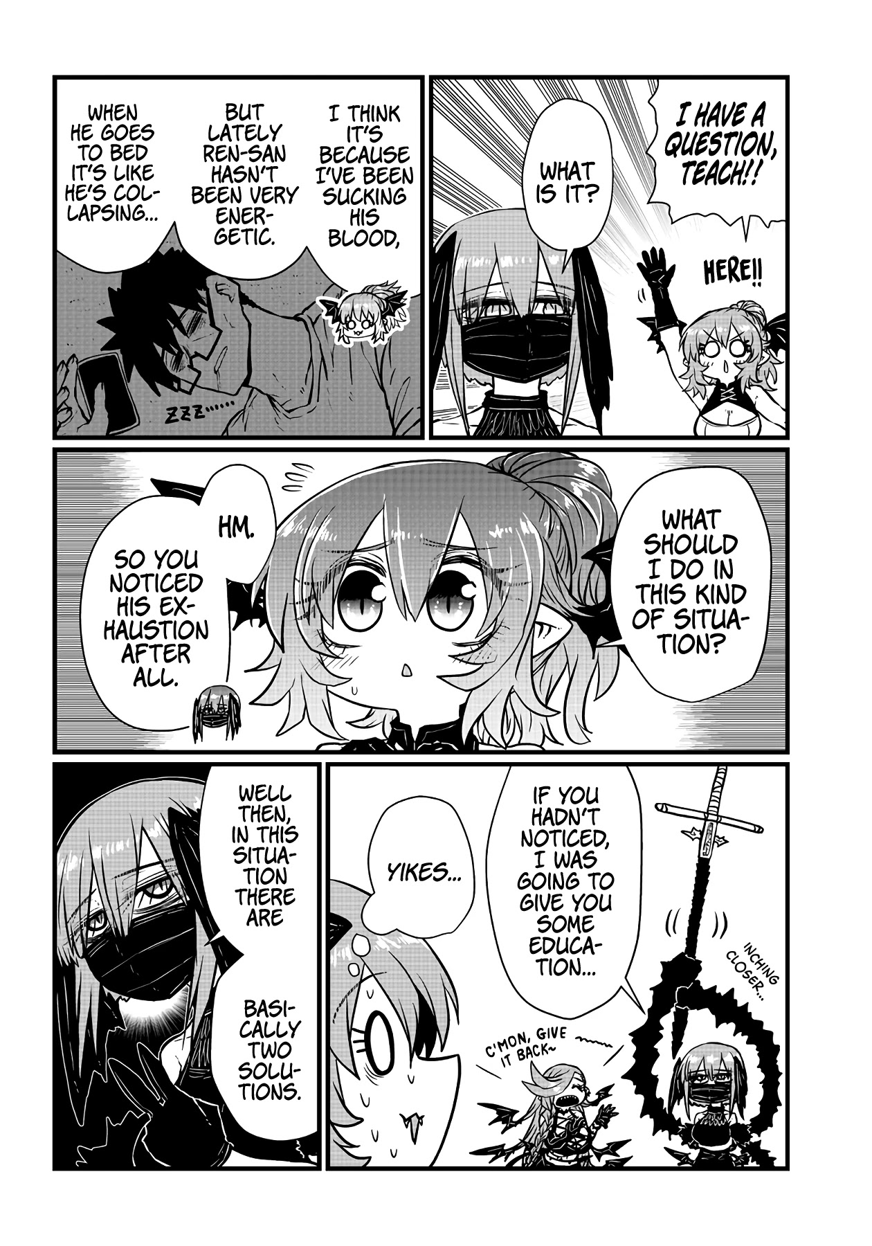 Please Give Me Your Blood, I Will Serve You in Gratitude Chapter 9 page 5 - Chapter 9: I Have a Question!