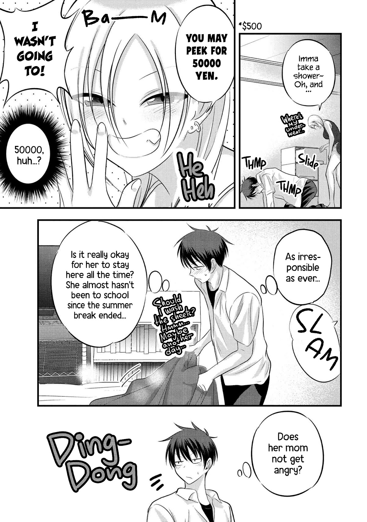 Please Go Home, Akutsu-san! Chapter 100 page 3 - Chapter 100