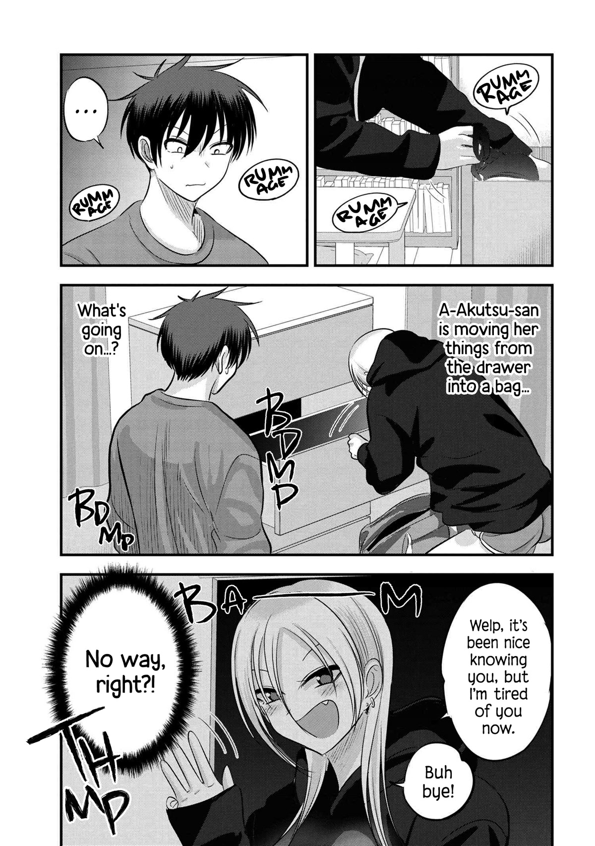 Please Go Home, Akutsu-san! Chapter 124.5 page 1 - Chapter 124.5