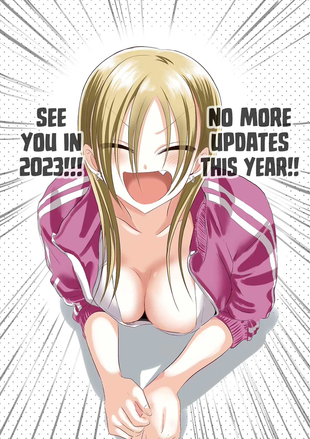 Please Go Home, Akutsu-san! Chapter 127.6 page 1 - Chapter 127.6: See you next year!