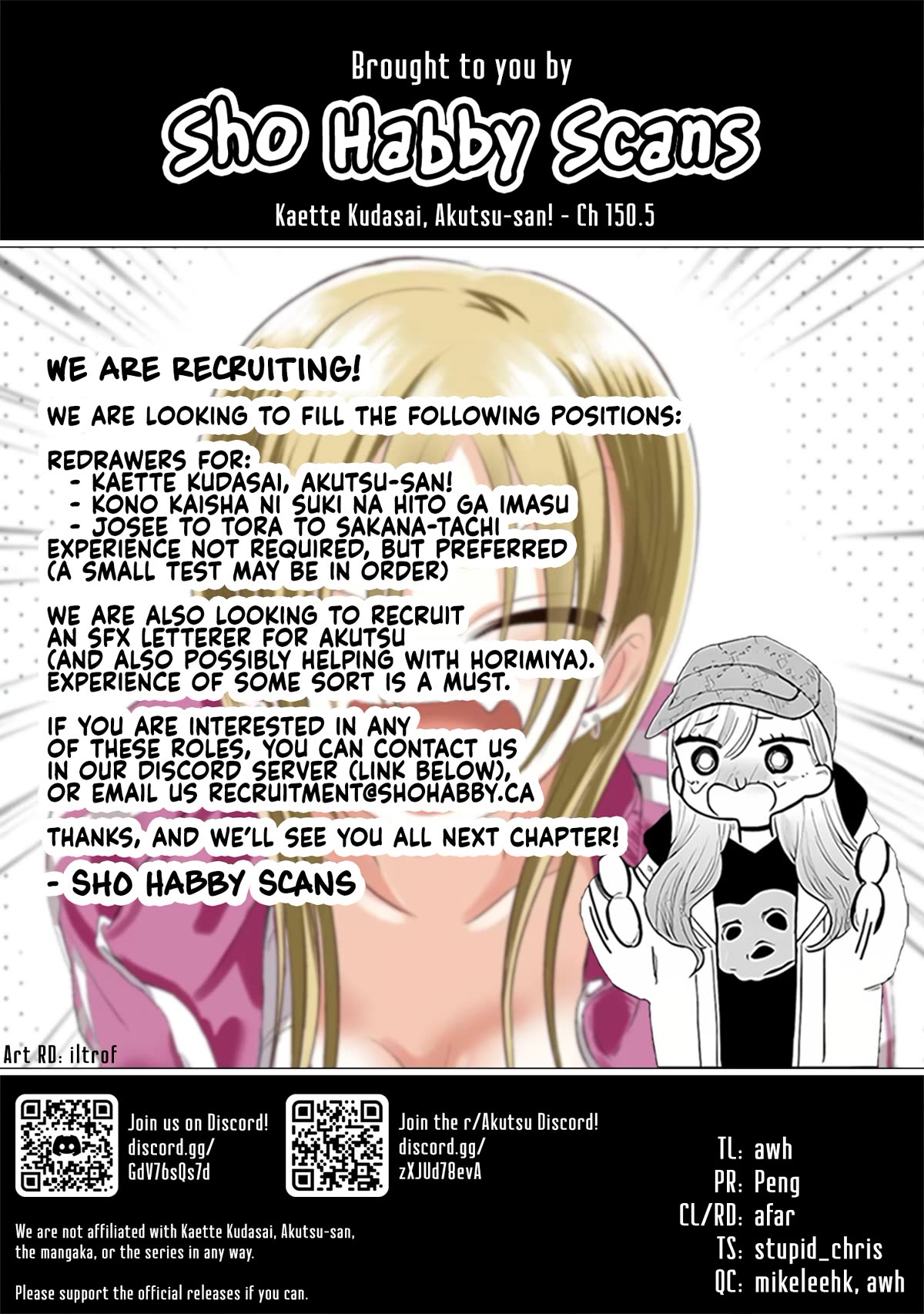 Please Go Home, Akutsu-san! Chapter 150.5 page 4 - Chapter 150.5