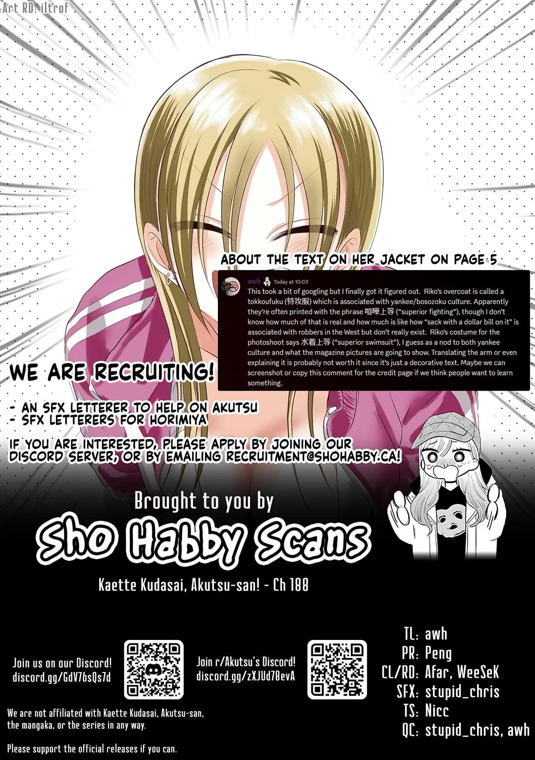 Please Go Home, Akutsu-san! Chapter 188 page 11 - Chapter 188