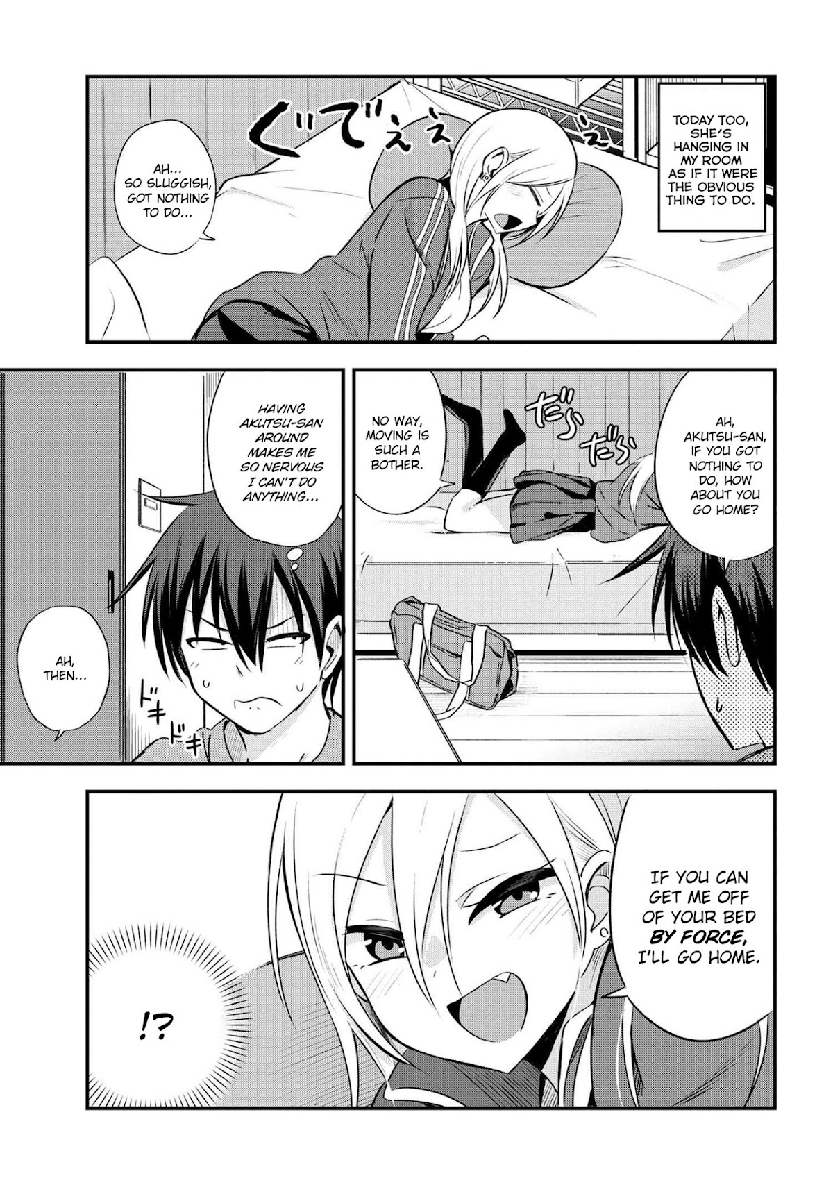 Please Go Home, Akutsu-san! Chapter 3 page 1 - Chapter 3
