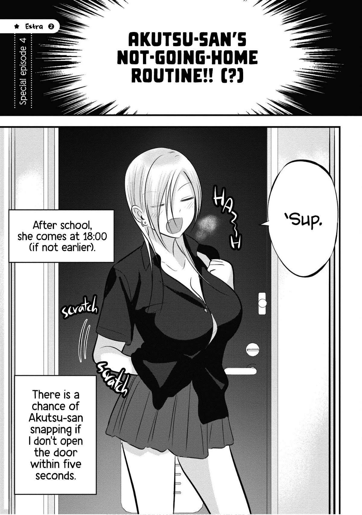 Please Go Home, Akutsu-san! Chapter 69.2 page 1 - Chapter 69.2