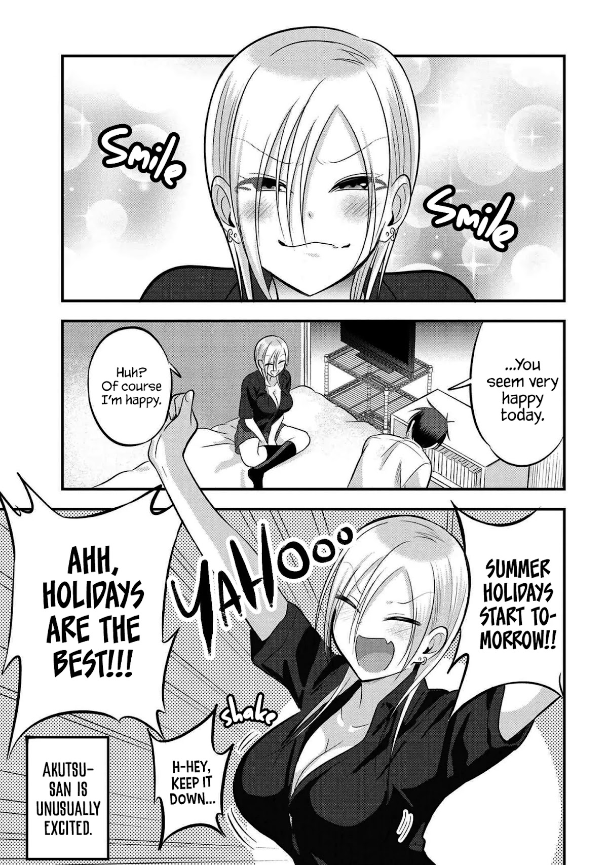 Please Go Home, Akutsu-san! Chapter 69 page 1 - Chapter 69