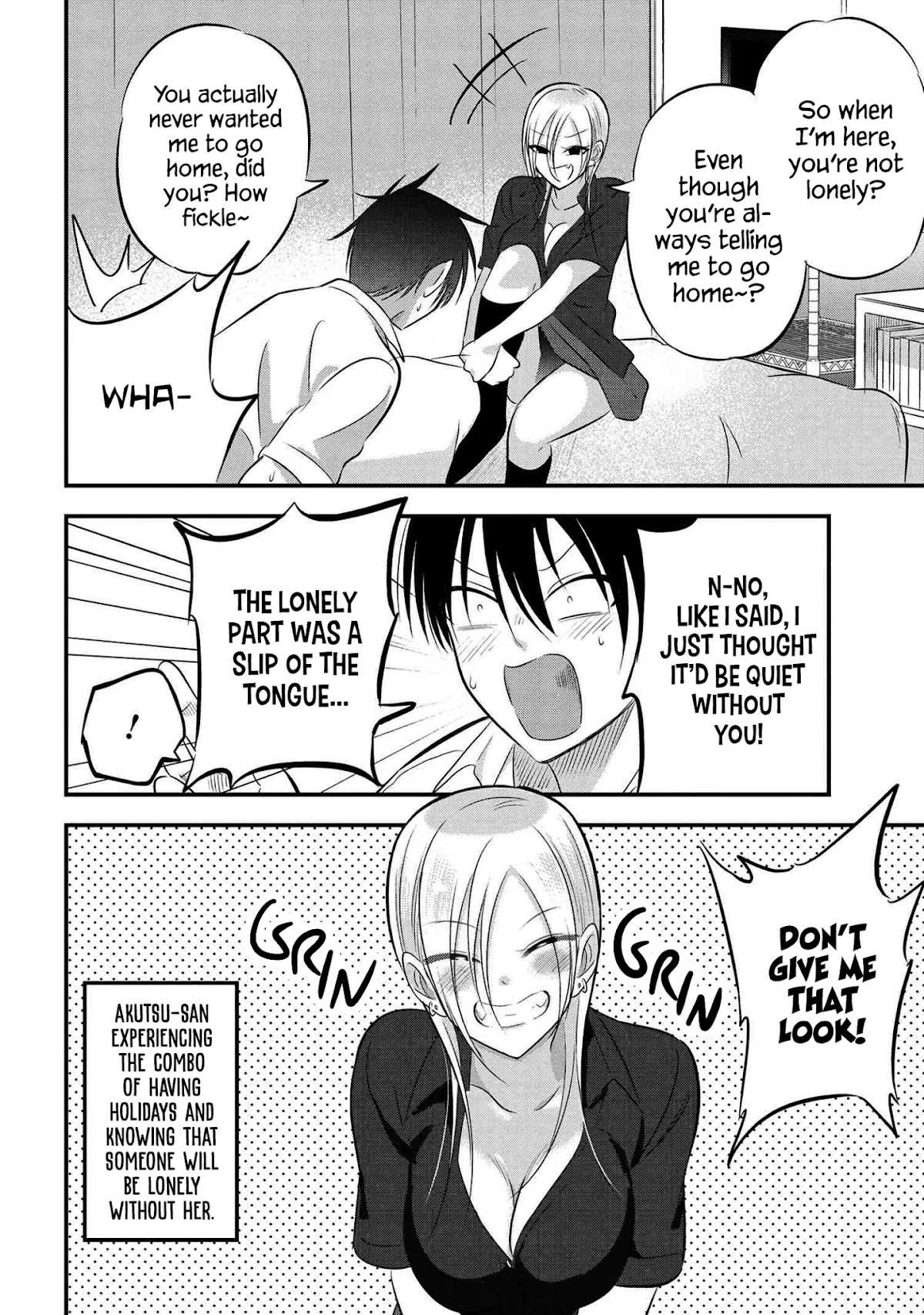 Please Go Home, Akutsu-san! Chapter 69 page 4 - Chapter 69