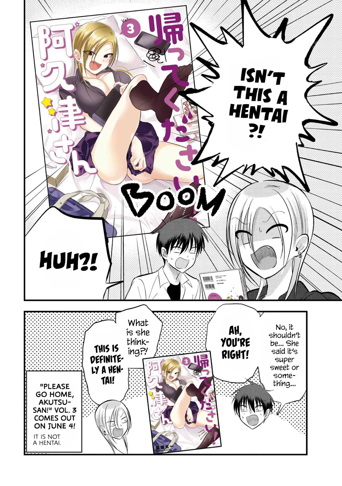 Please Go Home, Akutsu-san! Chapter 73.1 page 2 - Chapter 73.1