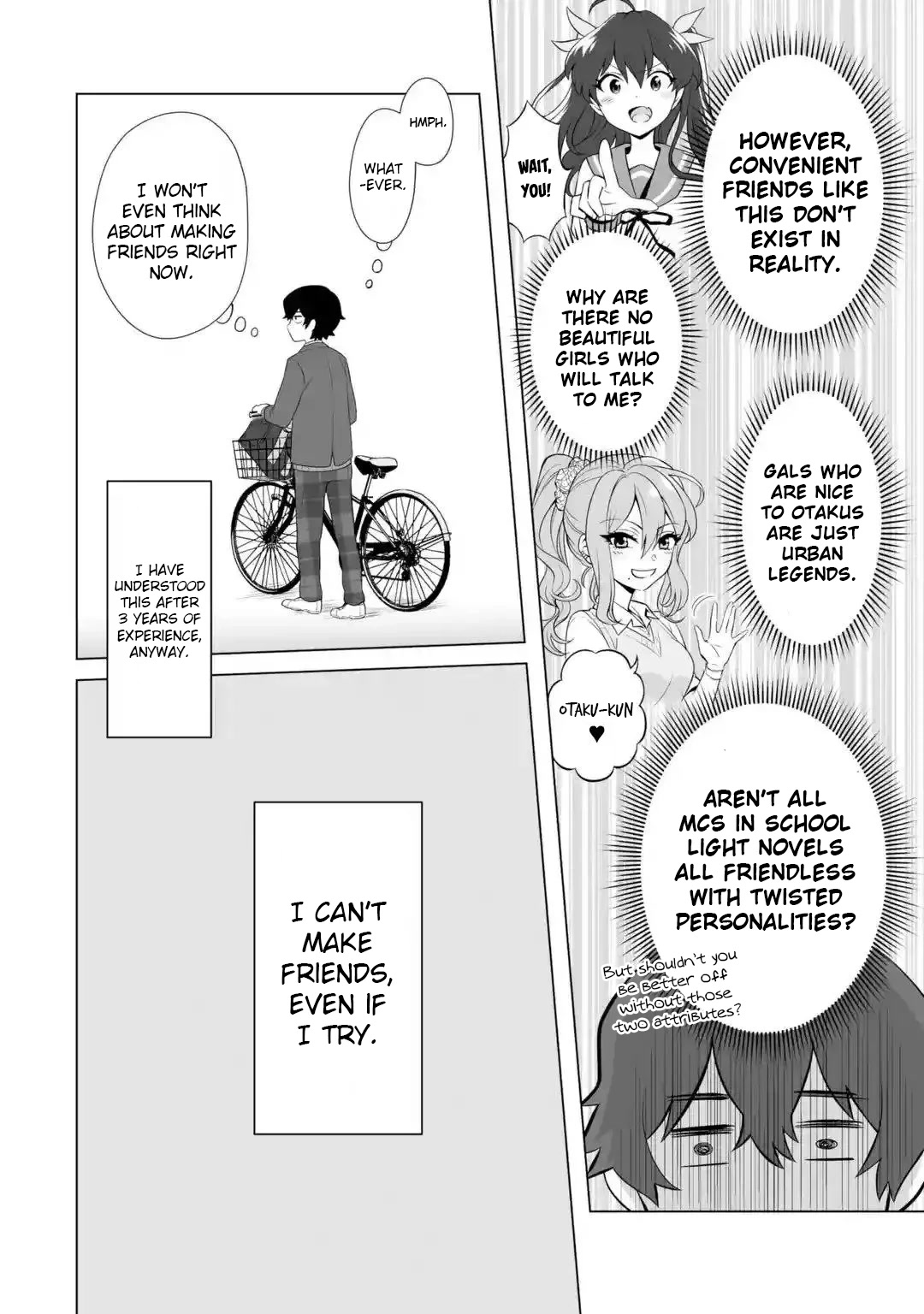 Please Leave Me Alone (For Some Reason, She Wants to Change a Lone Wolf's Helpless High School Life.) Chapter 1 page 10 - Chapter 1: A Loner Can't Make Friends Even After Going Back, Right?