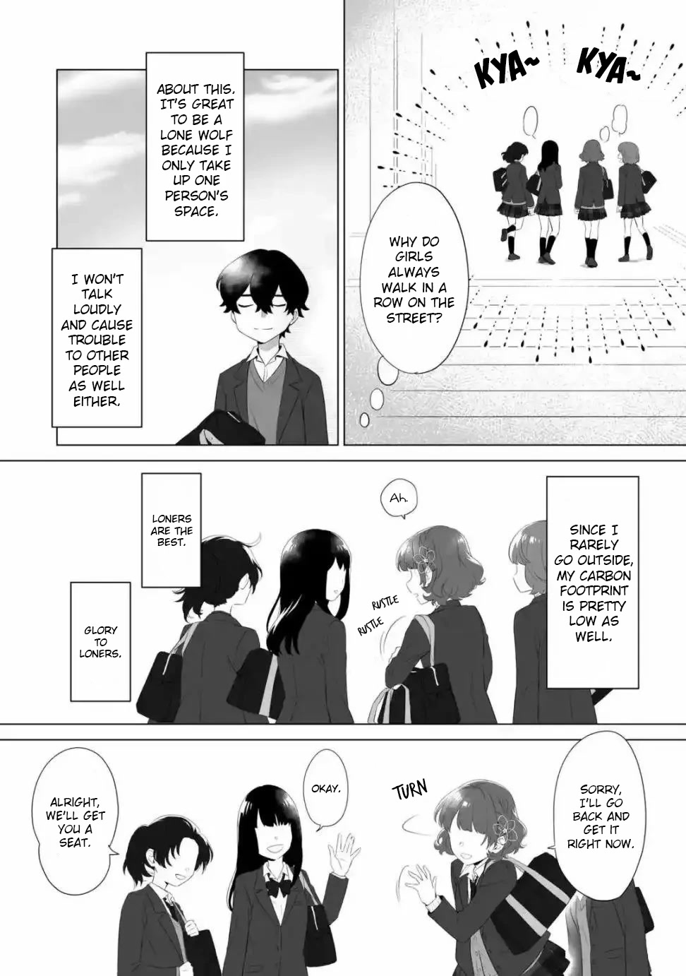 Please Leave Me Alone (For Some Reason, She Wants to Change a Lone Wolf's Helpless High School Life.) Chapter 1 page 16 - Chapter 1: A Loner Can't Make Friends Even After Going Back, Right?