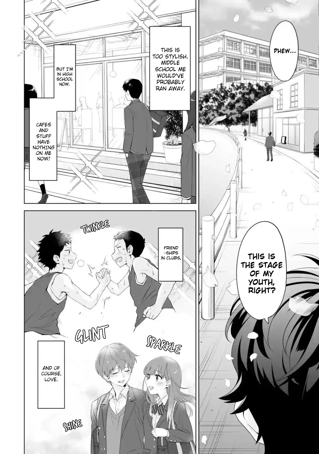 Please Leave Me Alone (For Some Reason, She Wants to Change a Lone Wolf's Helpless High School Life.) Chapter 1 page 2 - Chapter 1: A Loner Can't Make Friends Even After Going Back, Right?