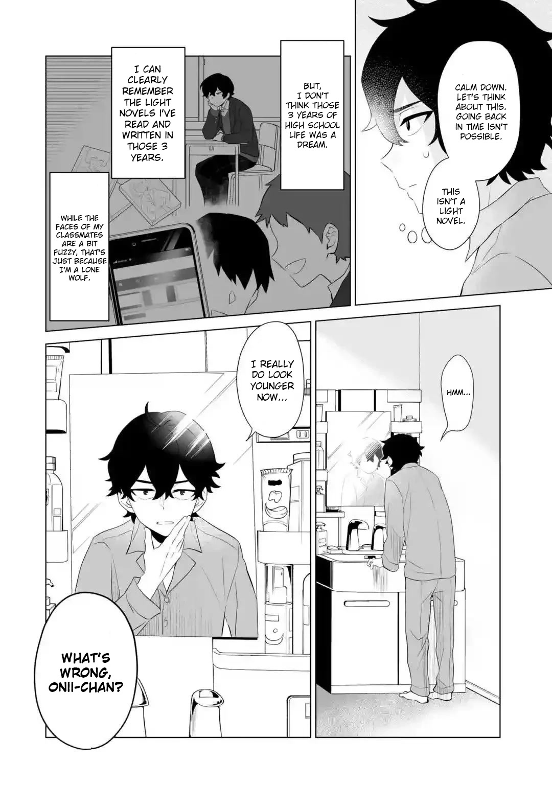 Please Leave Me Alone (For Some Reason, She Wants to Change a Lone Wolf's Helpless High School Life.) Chapter 1 page 28 - Chapter 1: A Loner Can't Make Friends Even After Going Back, Right?
