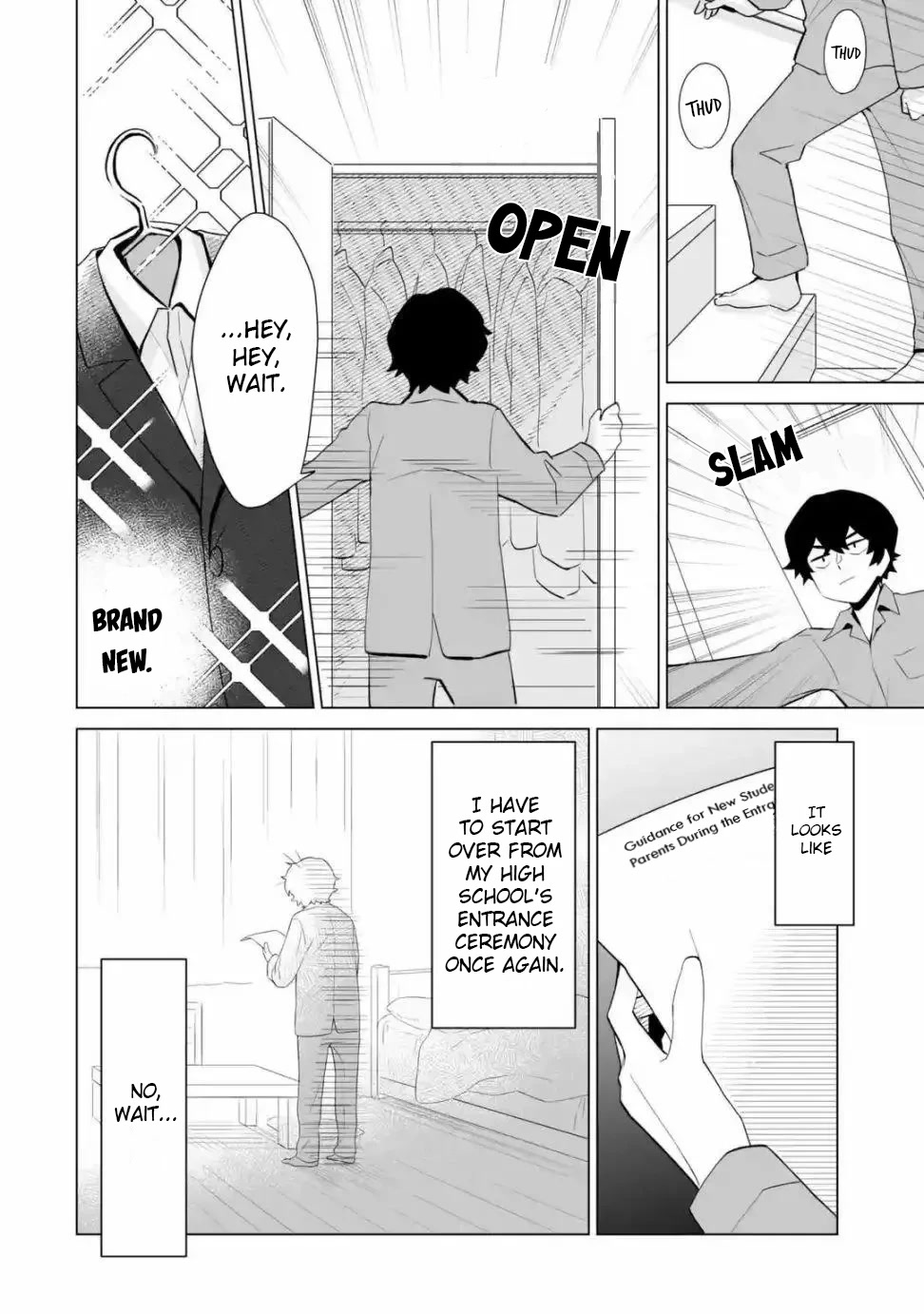 Please Leave Me Alone (For Some Reason, She Wants to Change a Lone Wolf's Helpless High School Life.) Chapter 1 page 32 - Chapter 1: A Loner Can't Make Friends Even After Going Back, Right?