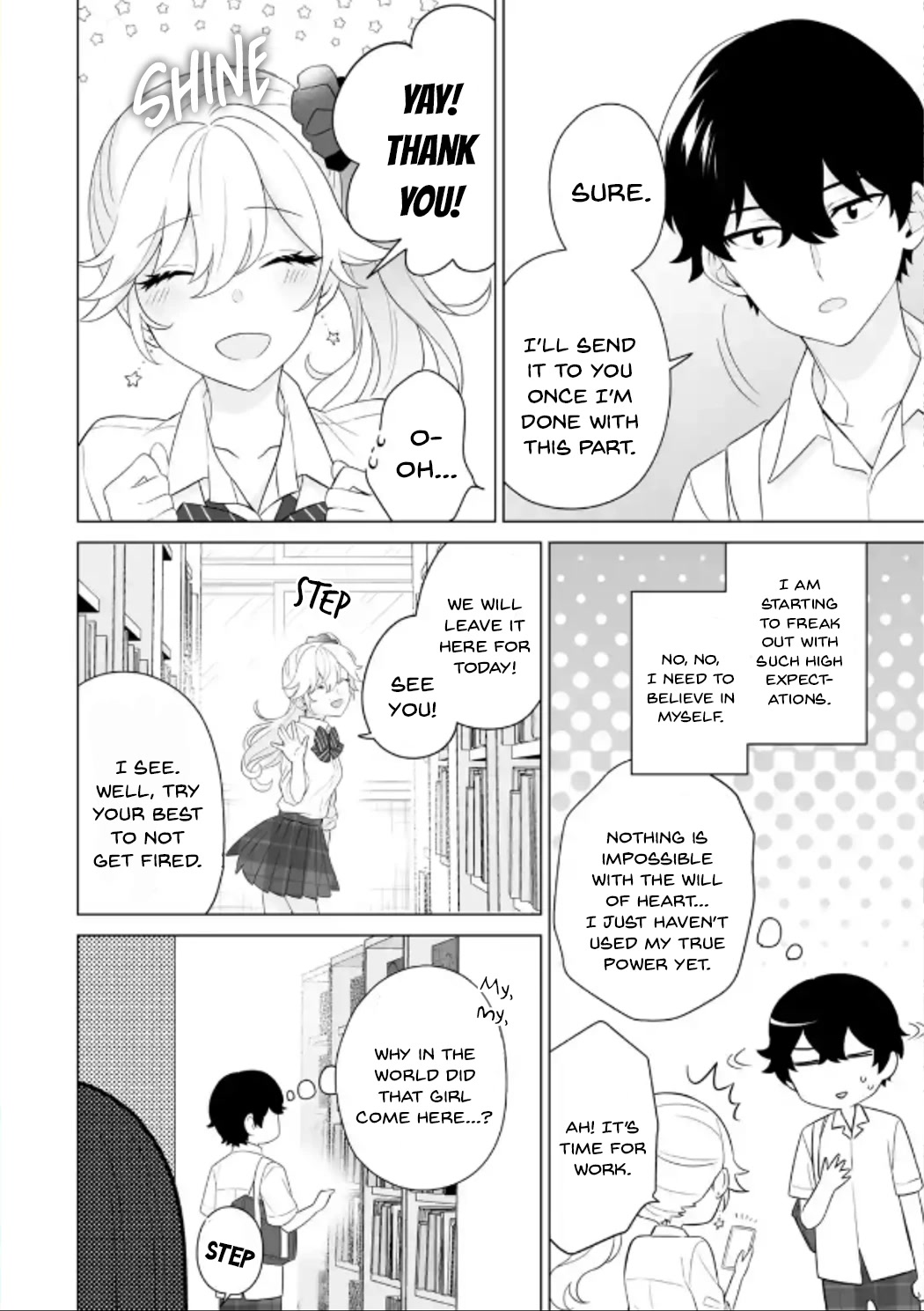 Please Leave Me Alone (For Some Reason, She Wants to Change a Lone Wolf's Helpless High School Life.) Chapter 10 page 10 - Chapter 10: Mashiro Shiramine Spoke to Me Again