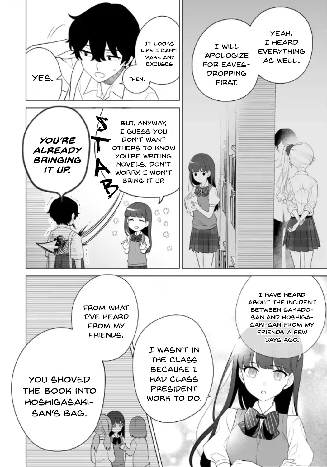 Please Leave Me Alone (For Some Reason, She Wants to Change a Lone Wolf's Helpless High School Life.) Chapter 10 page 12 - Chapter 10: Mashiro Shiramine Spoke to Me Again