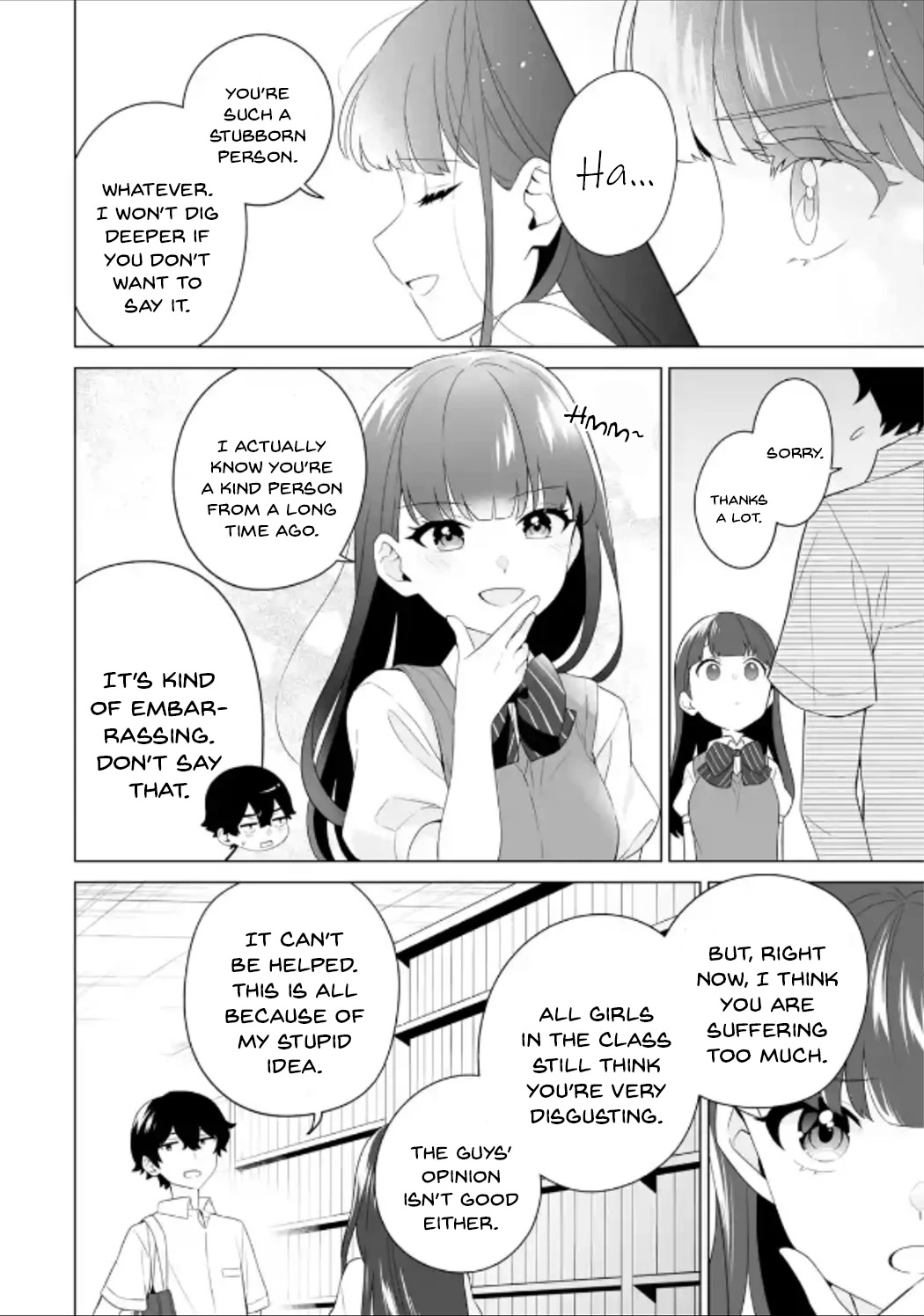 Please Leave Me Alone (For Some Reason, She Wants to Change a Lone Wolf's Helpless High School Life.) Chapter 10 page 14 - Chapter 10: Mashiro Shiramine Spoke to Me Again