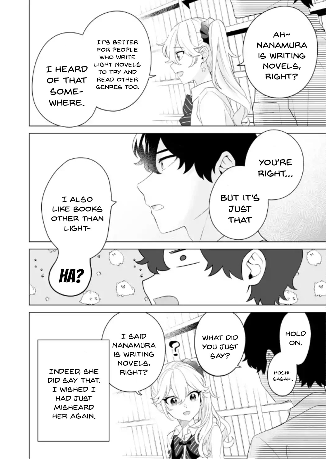 Please Leave Me Alone (For Some Reason, She Wants to Change a Lone Wolf's Helpless High School Life.) Chapter 10 page 6 - Chapter 10: Mashiro Shiramine Spoke to Me Again