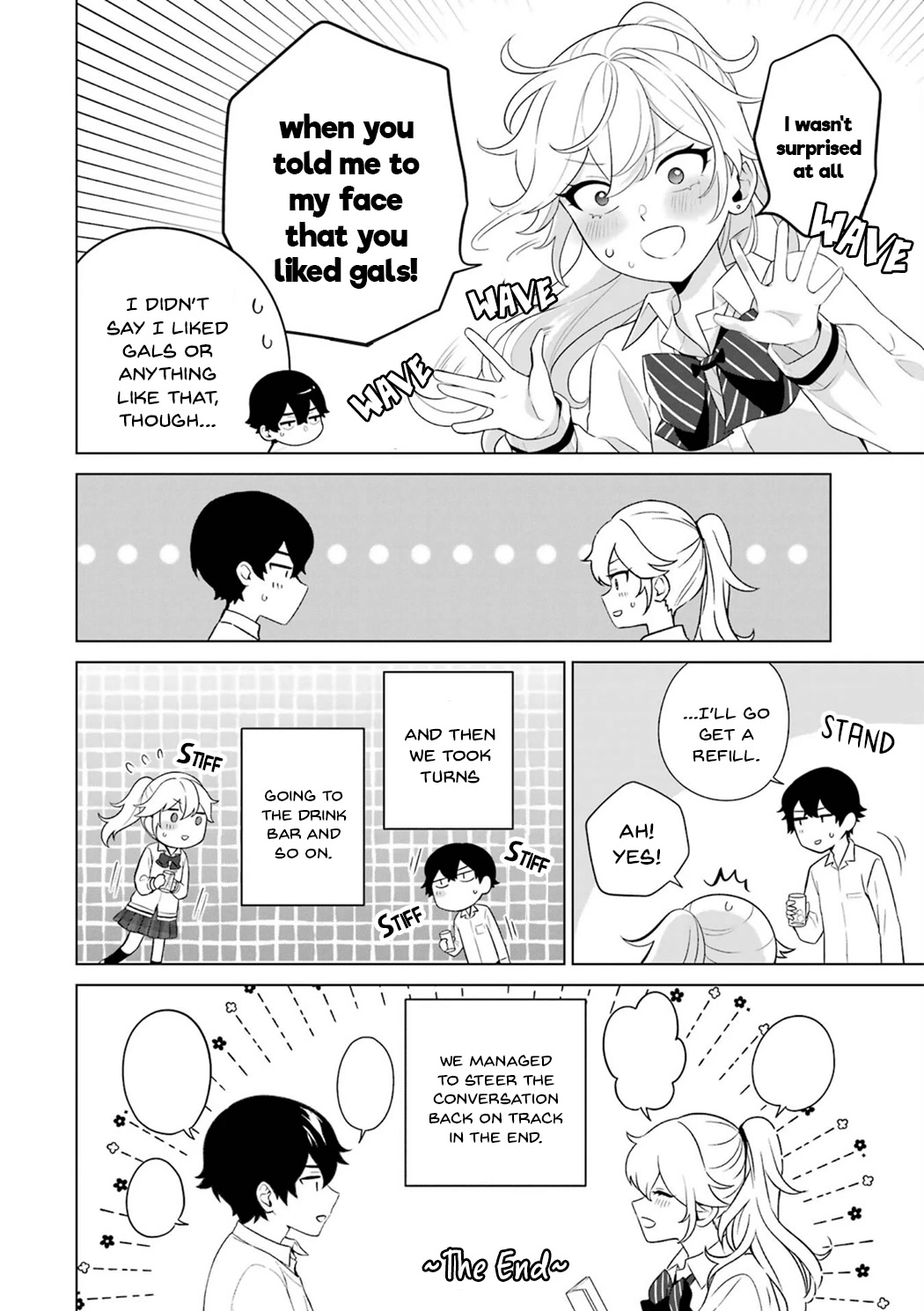 Please Leave Me Alone (For Some Reason, She Wants to Change a Lone Wolf's Helpless High School Life.) Chapter 11.5 page 10 - Chapter 11.5: Vol.2 Extras