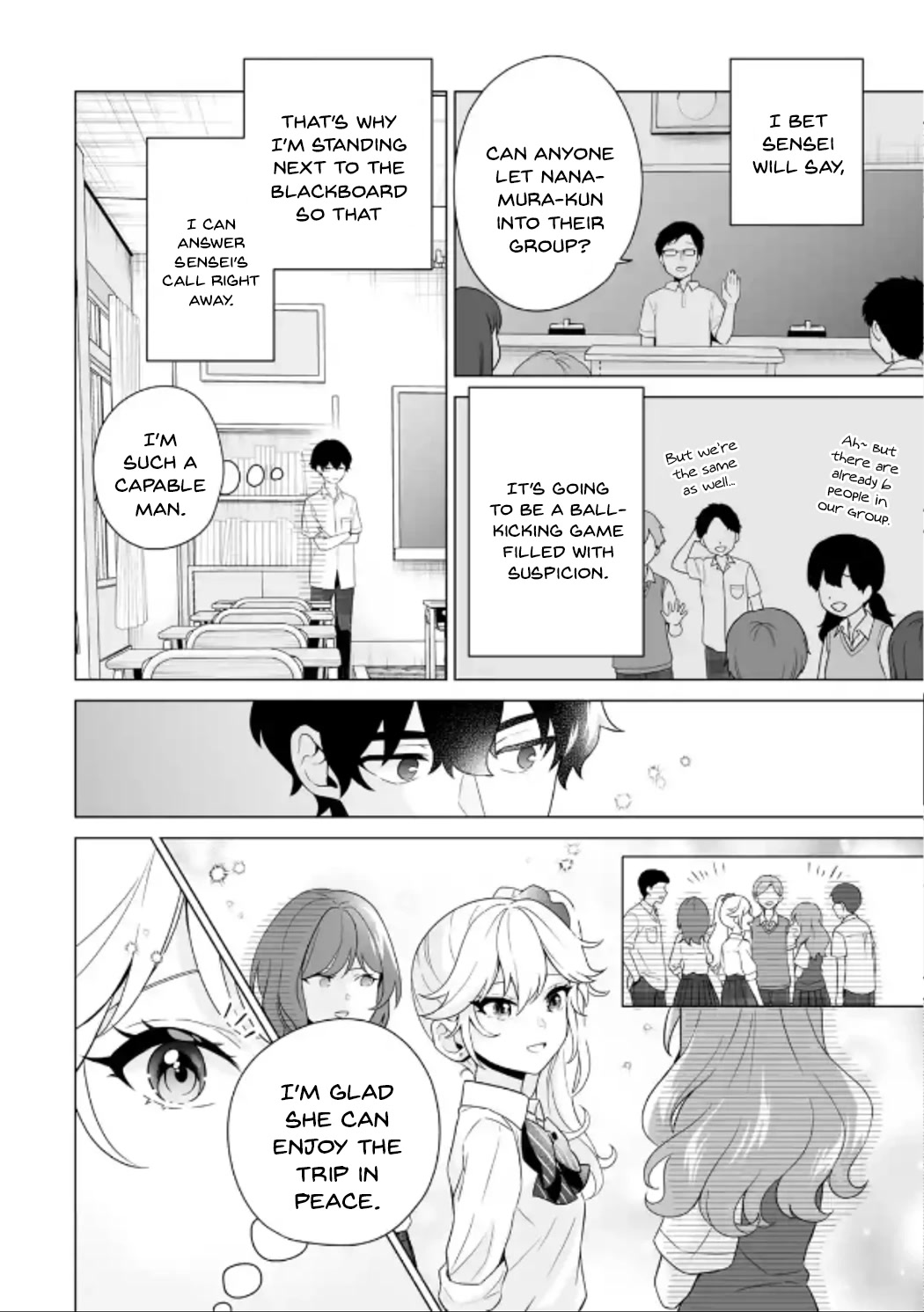 Please Leave Me Alone (For Some Reason, She Wants to Change a Lone Wolf's Helpless High School Life.) Chapter 11 page 26 - Chapter 11: I Feel Like Forming Groups for the Trip Is More Worrying Than the Actual Trip, Alright?