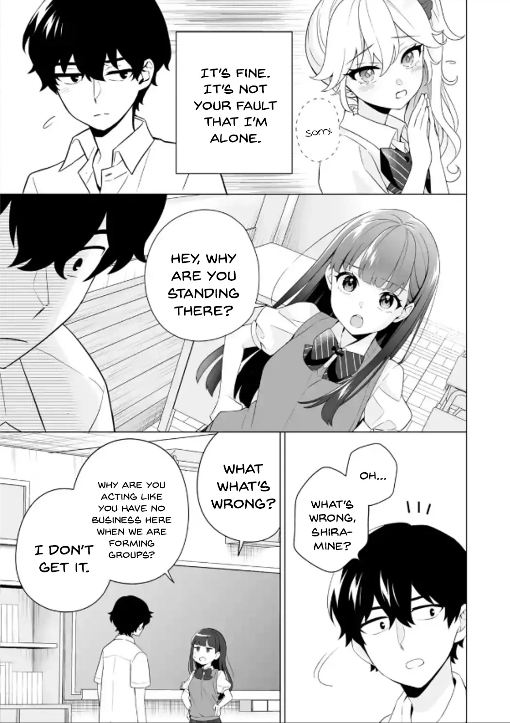 Please Leave Me Alone (For Some Reason, She Wants to Change a Lone Wolf's Helpless High School Life.) Chapter 11 page 27 - Chapter 11: I Feel Like Forming Groups for the Trip Is More Worrying Than the Actual Trip, Alright?
